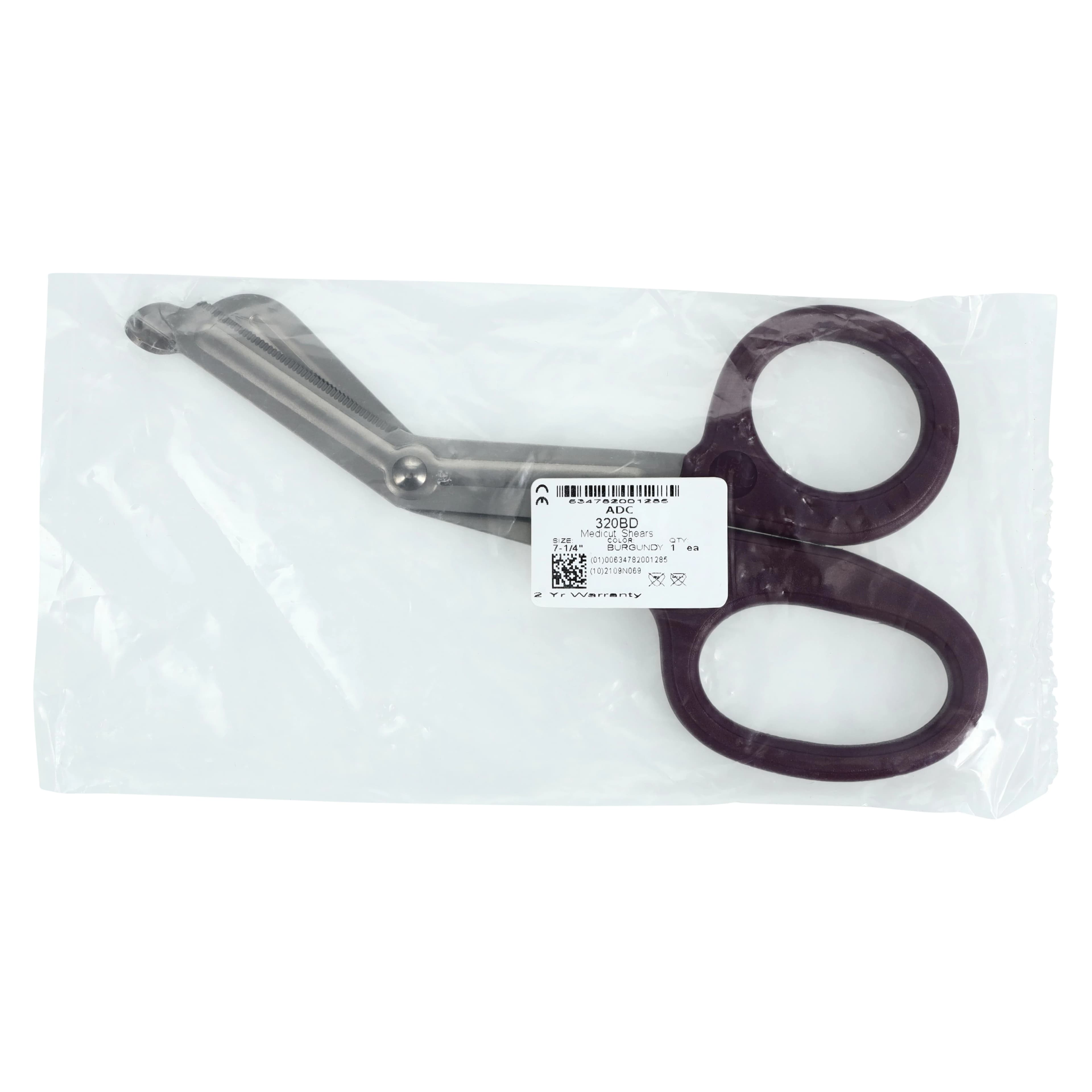 Medicut EMT Utility Shears, Angled 7.25" Stainless Steel/Polypropylene, Autoclavable, Reusable, Each thumbnail 6