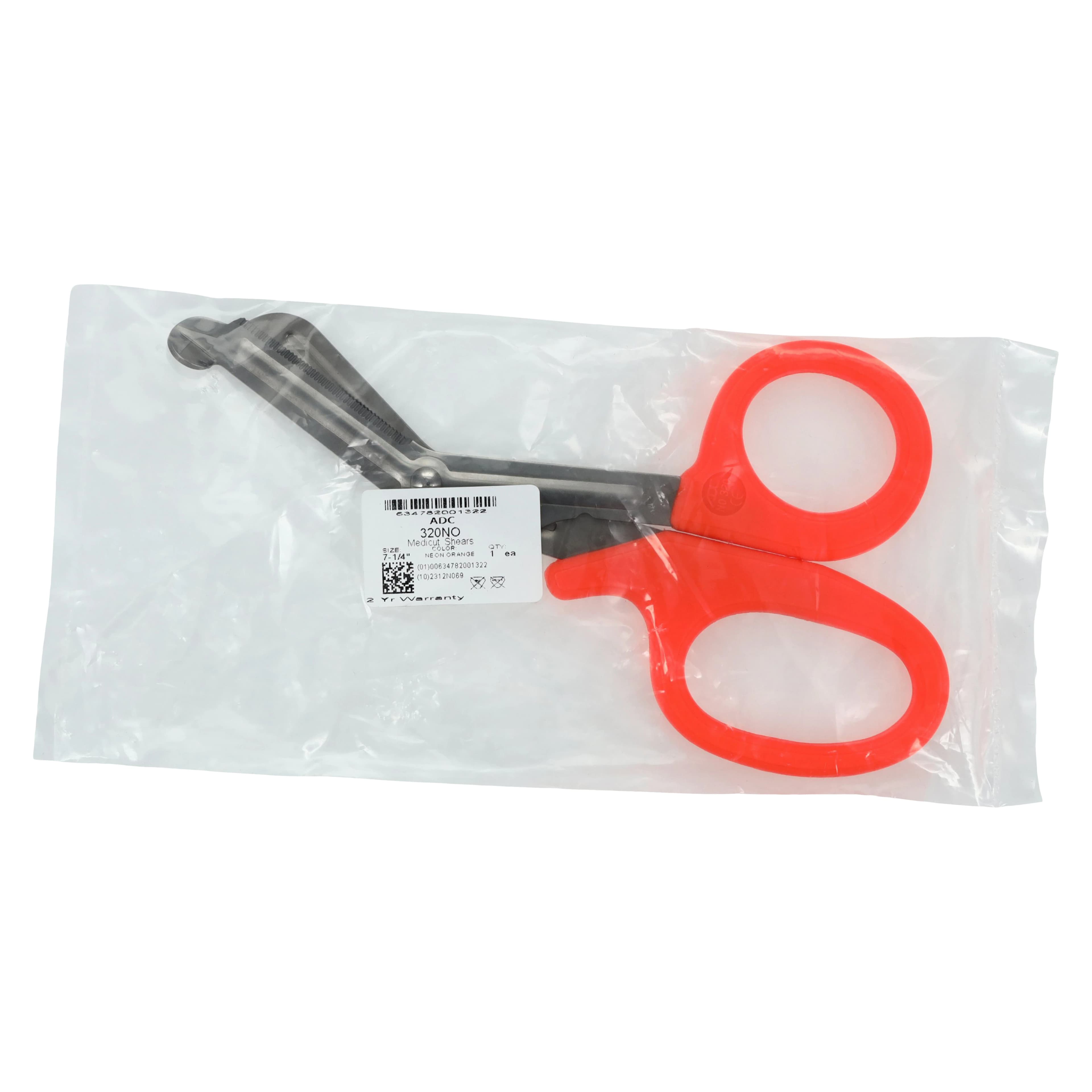 Medicut EMT Utility Shears, Angled 7.25" Stainless Steel/Polypropylene, Autoclavable, Reusable, Each thumbnail 6