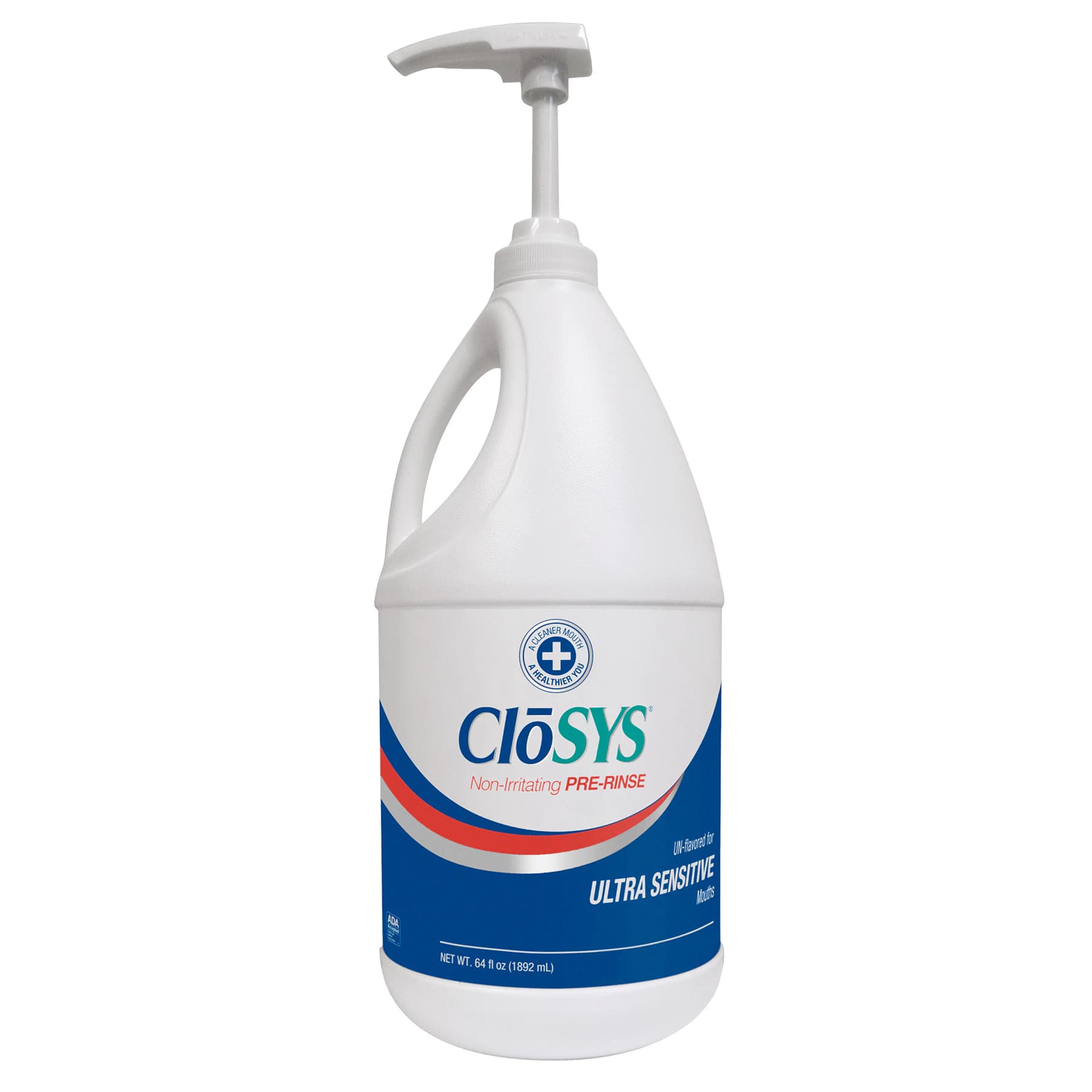CloSYS Ultra Sensitive Unflavored Oral Health Rinse, 64 oz, 4/Case, 2C-1G-4M - CloSYS Ultra Sensitive Oral Health Rinse 64 oz - Image 1