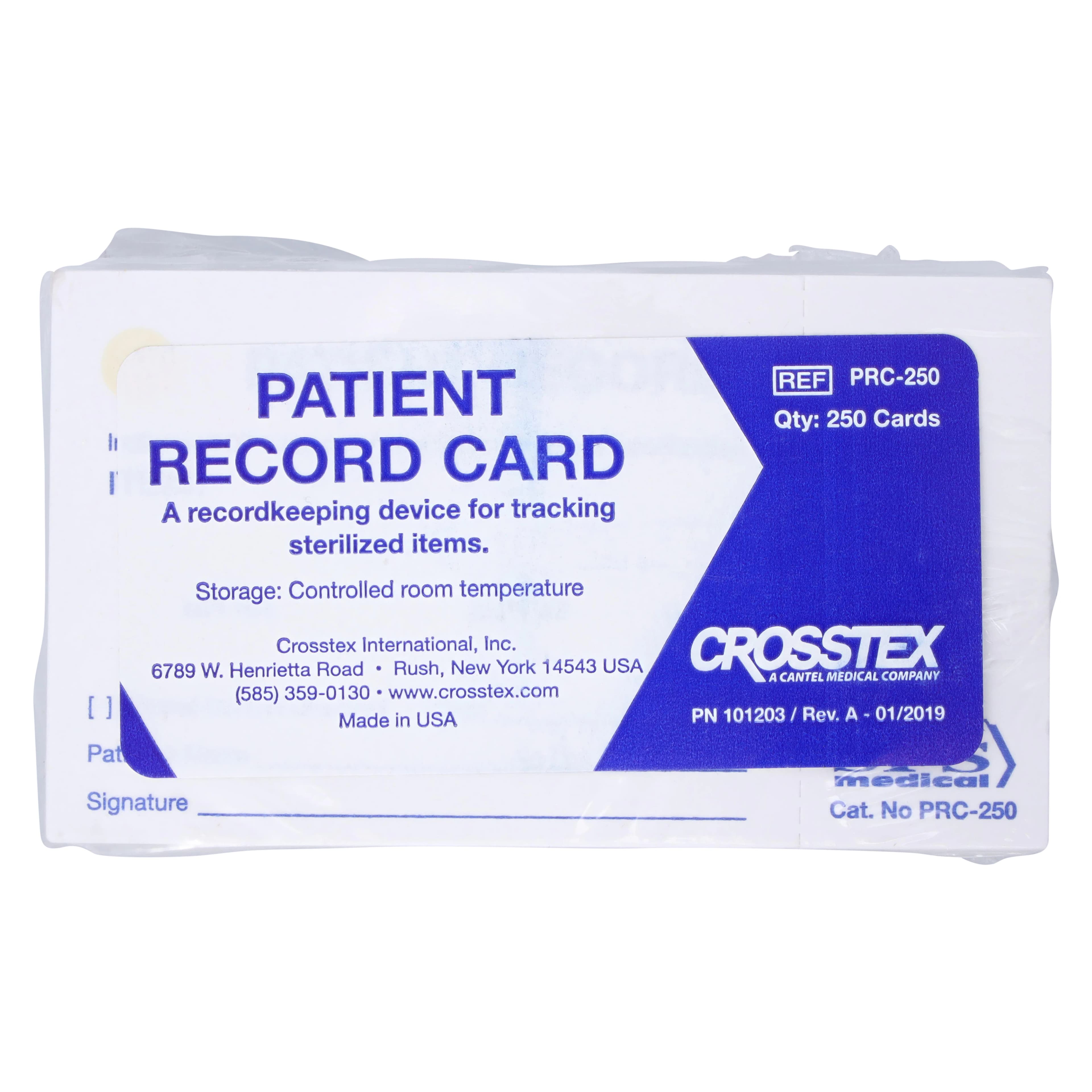 SPS Medical Patient Record Card, 250/Pack thumbnail 2