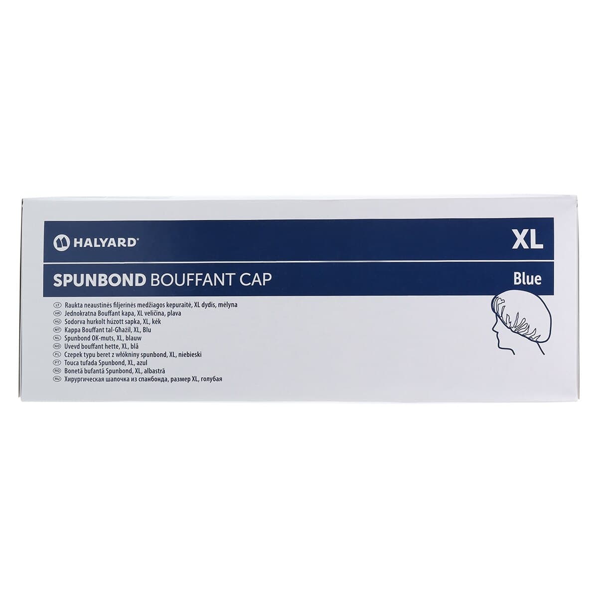 NovaPlus Bouffant Cap, X-Large, Blue, Non-Sterile, Disposable, 500/Case thumbnail 7