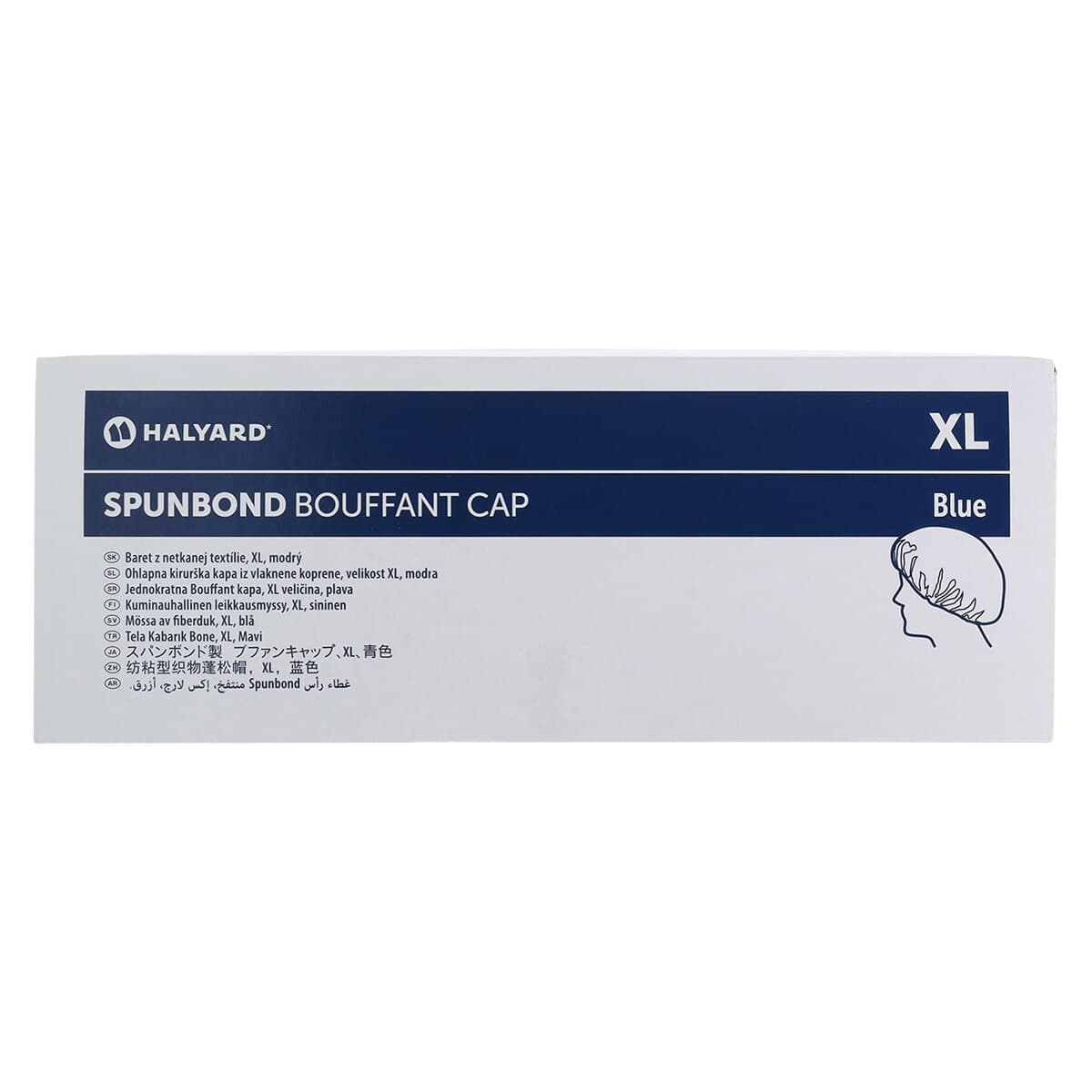 NovaPlus Bouffant Cap, X-Large, Blue, Non-Sterile, Disposable, 500/Case thumbnail 8