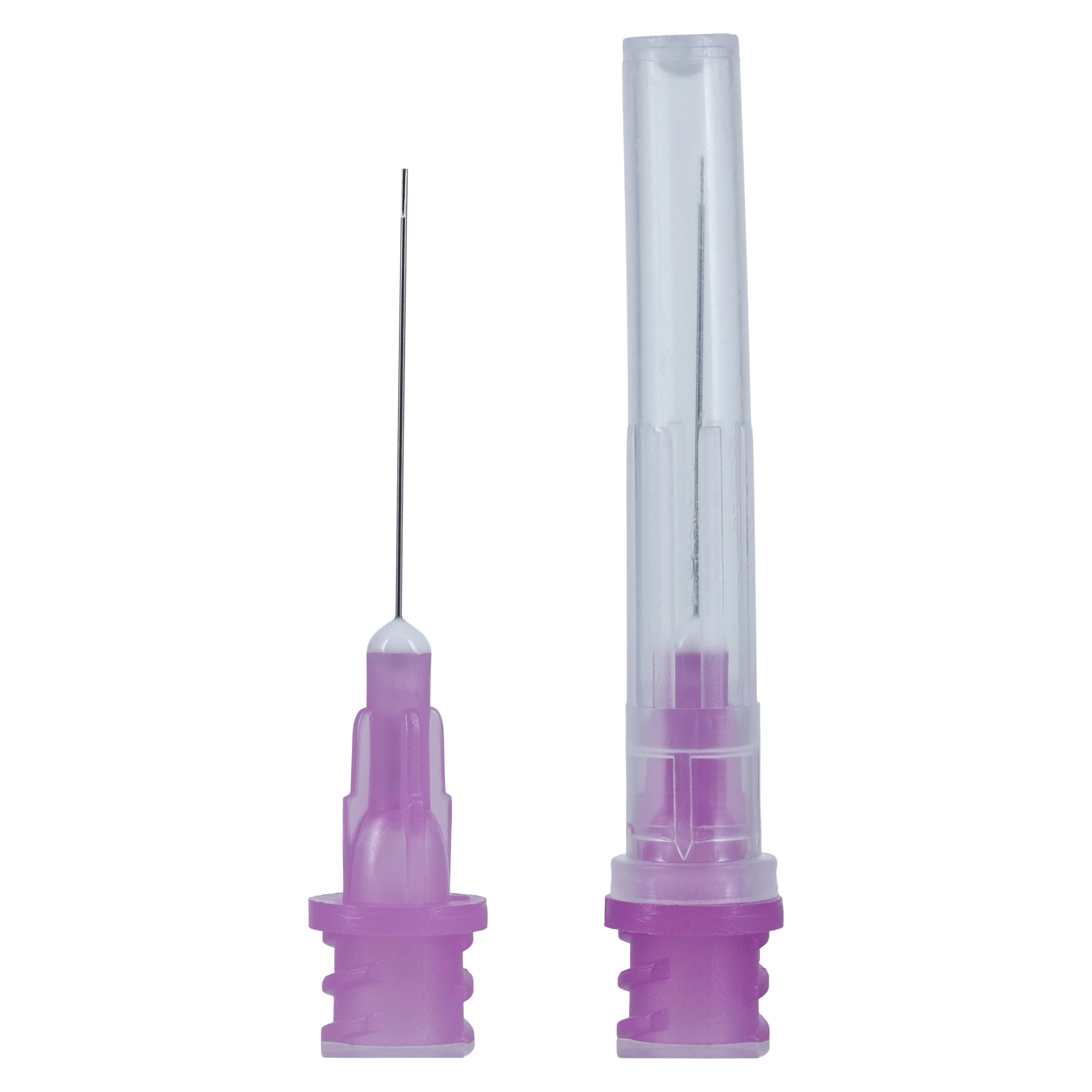 Vista Apex Secure-Lock Appli-Vac Irrigating Tips, 30 Gauge, Purple, 1" Bendable, 80/Bag, 314530 thumbnail 3