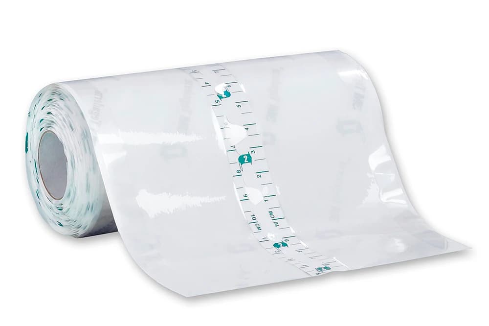 3M Tegaderm Transparent Film Dressing Roll, 4" x 11 yd, Sterile, Adhesive - Tegaderm Transparent Film Roll - Image 1