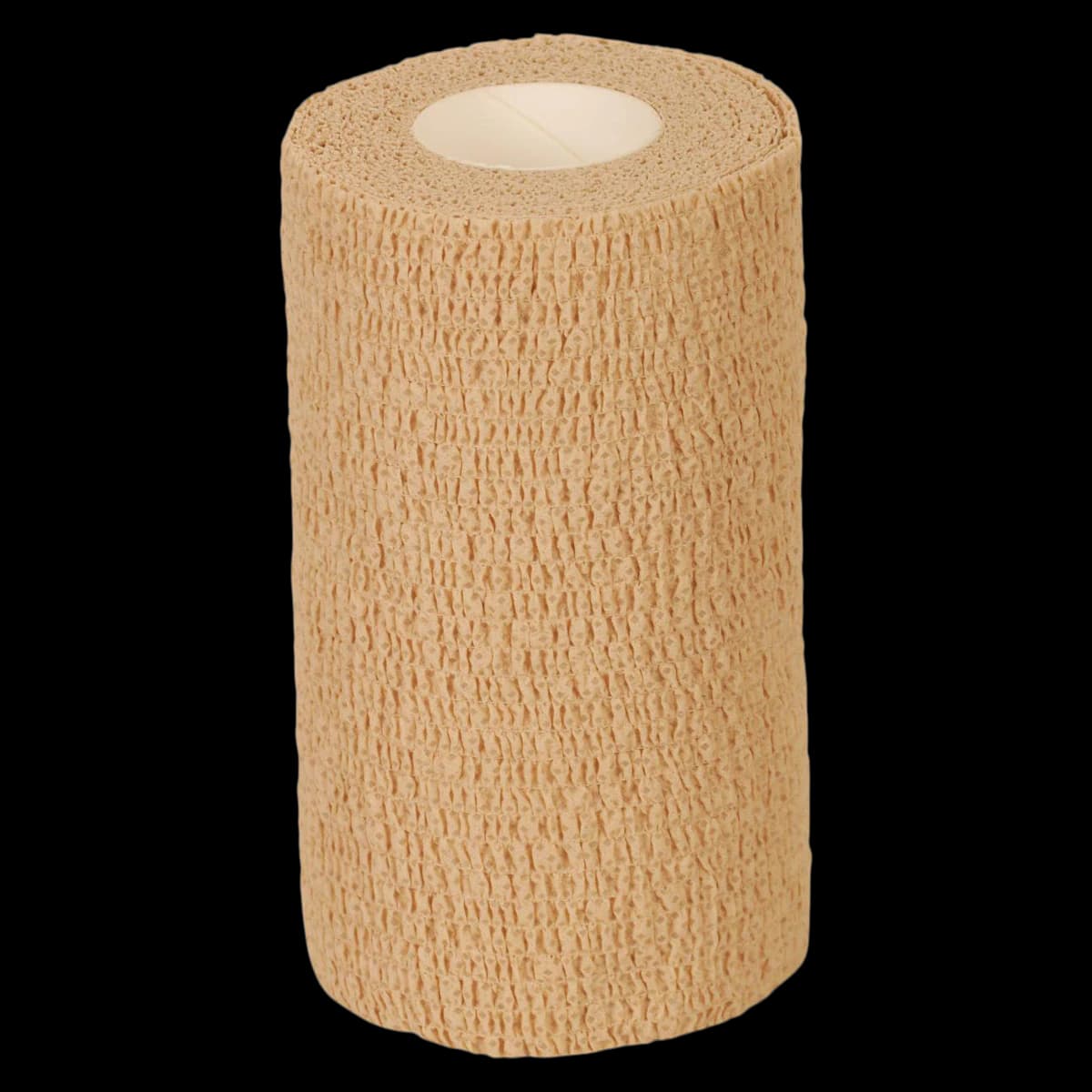 Medline Caring Compression Bandage, Elastic, 1" x 5 yd, Tan, Non-Sterile, 30/Case - Bandage Self-Adh Ltx NS Tan - Image 1