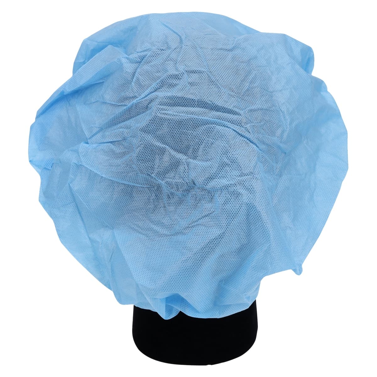 O & M Halyard Blue Tri-Layer Bouffant Cap, Large, Latex-Free, 300/Case thumbnail 4