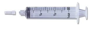 BD Eccentric Tip Syringe, 20 mL, Clear, Sterile, Latex-Free, Disposable, 480/Case - Syringe Eccentric Tip 20ml - Image 1