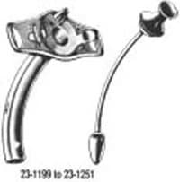 Jackson Tracheostomy Tube, Size 4, Stainless Steel, Uncuffed, Each - Jackson Trachea Tube Sz 4 - Image 1