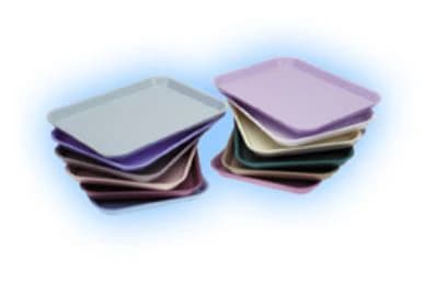 Plasdent Set Up Tray Flat A Standard, Beige, 13 3/4 in x 10 5/8 in x 7/8 in - Set Up Tray Flat A Beige - Image 1
