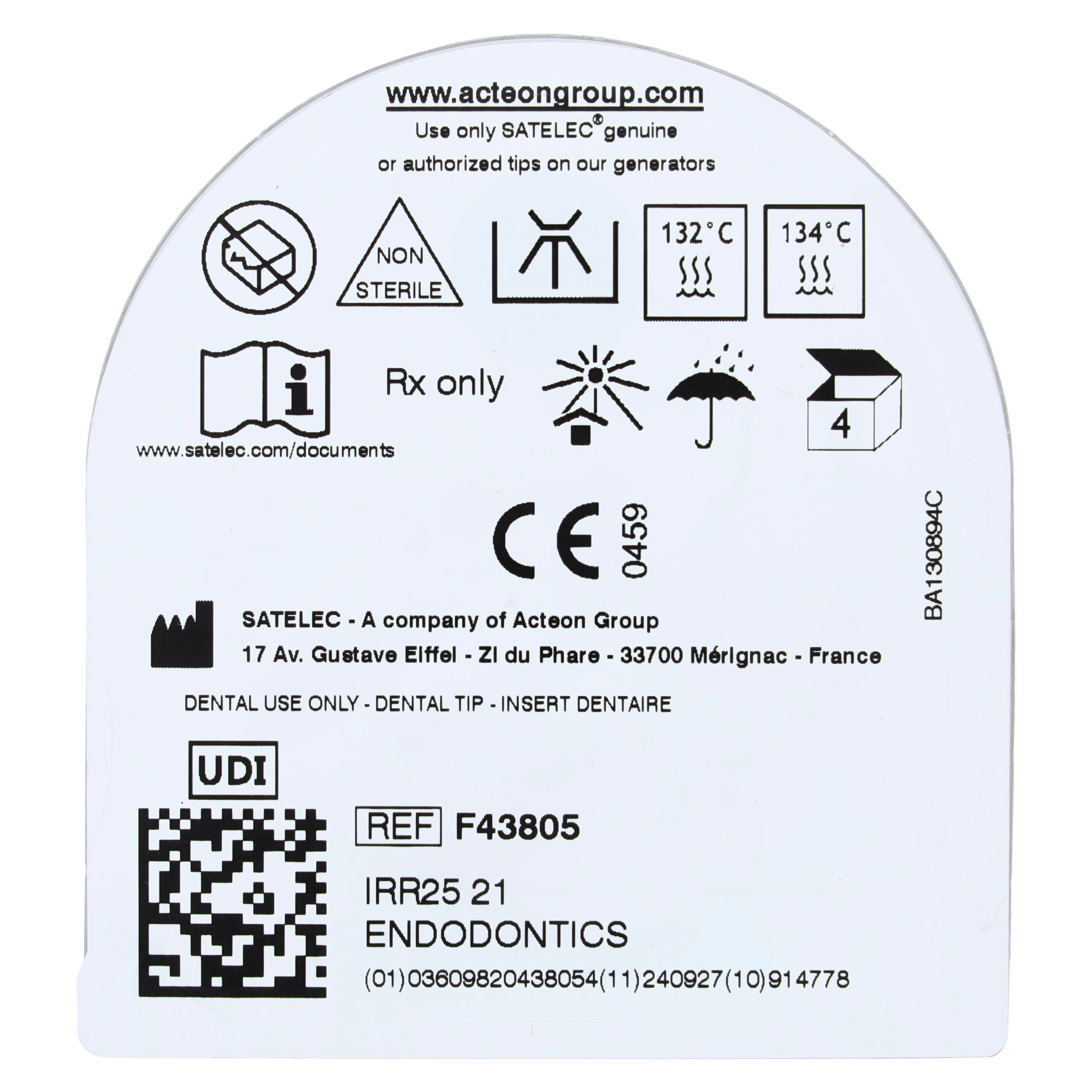 IrriSafe K25/21mm Ultrasonic Irrigation Files, 4/Pk, F43805 thumbnail 2