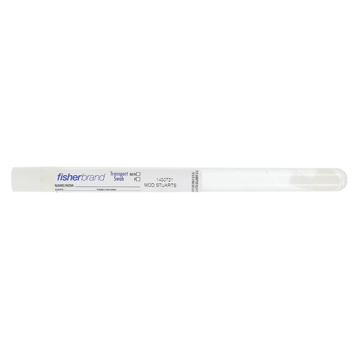 Fisherbrand Liquid Stuart Agar Culture Transport Swab, Sterile, Red Cap, Rayon Tip, 50/Package thumbnail 2
