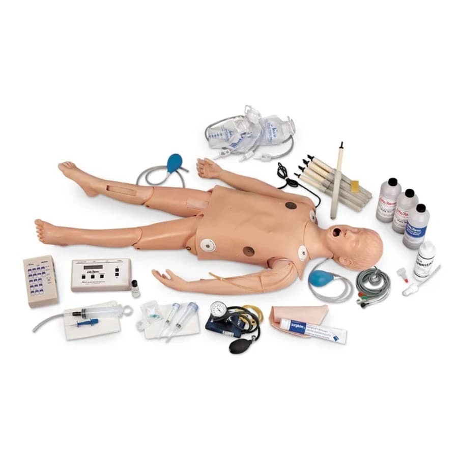 Nasco Healthcare Deluxe Child CPR Manikin - Manikin Deluxe Child - Image 1