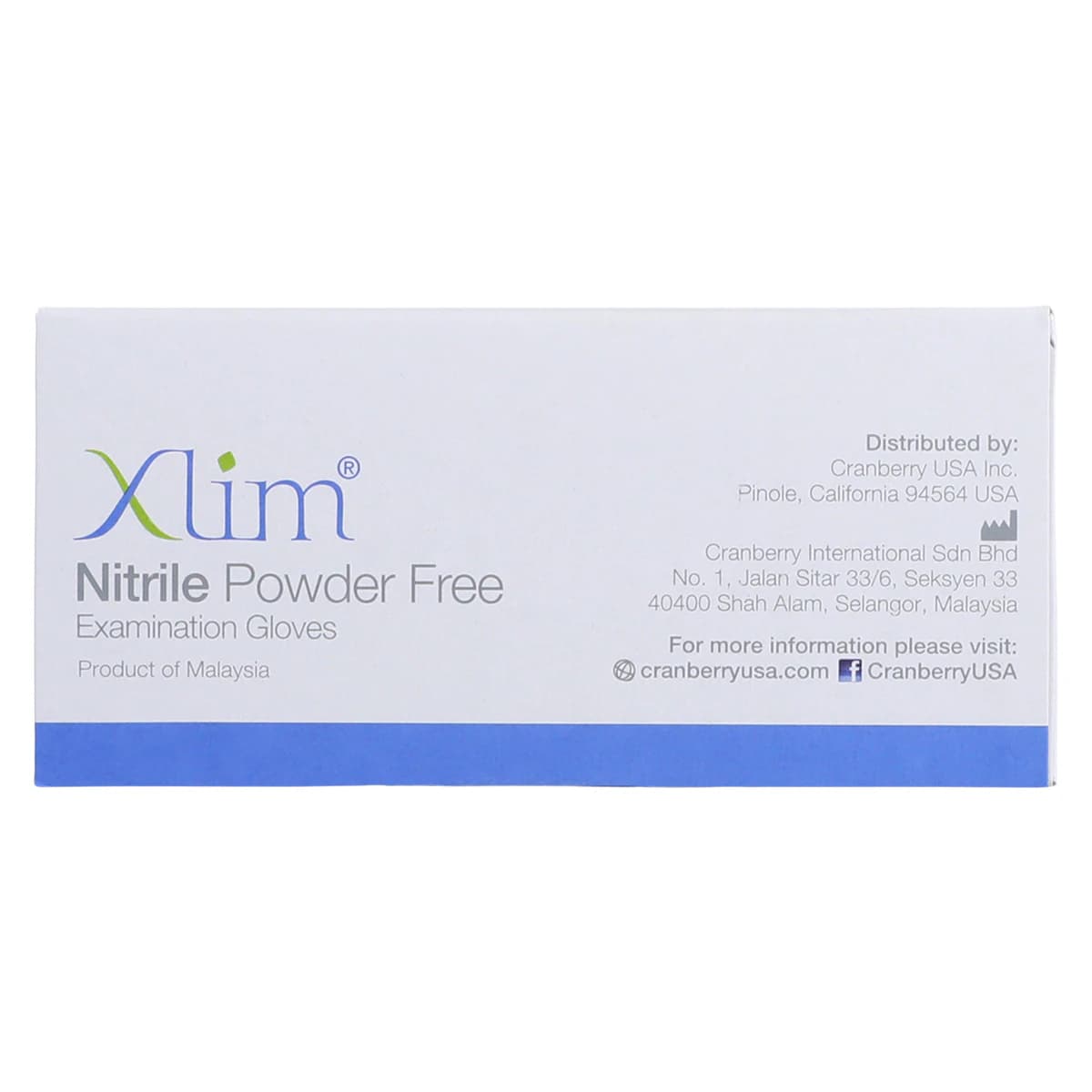 Cranberry Xlim Nitrile Examination Gloves, Powder-Free, Non-Sterile, Small, Neo Blue, 100/Box, CR3126 thumbnail 6