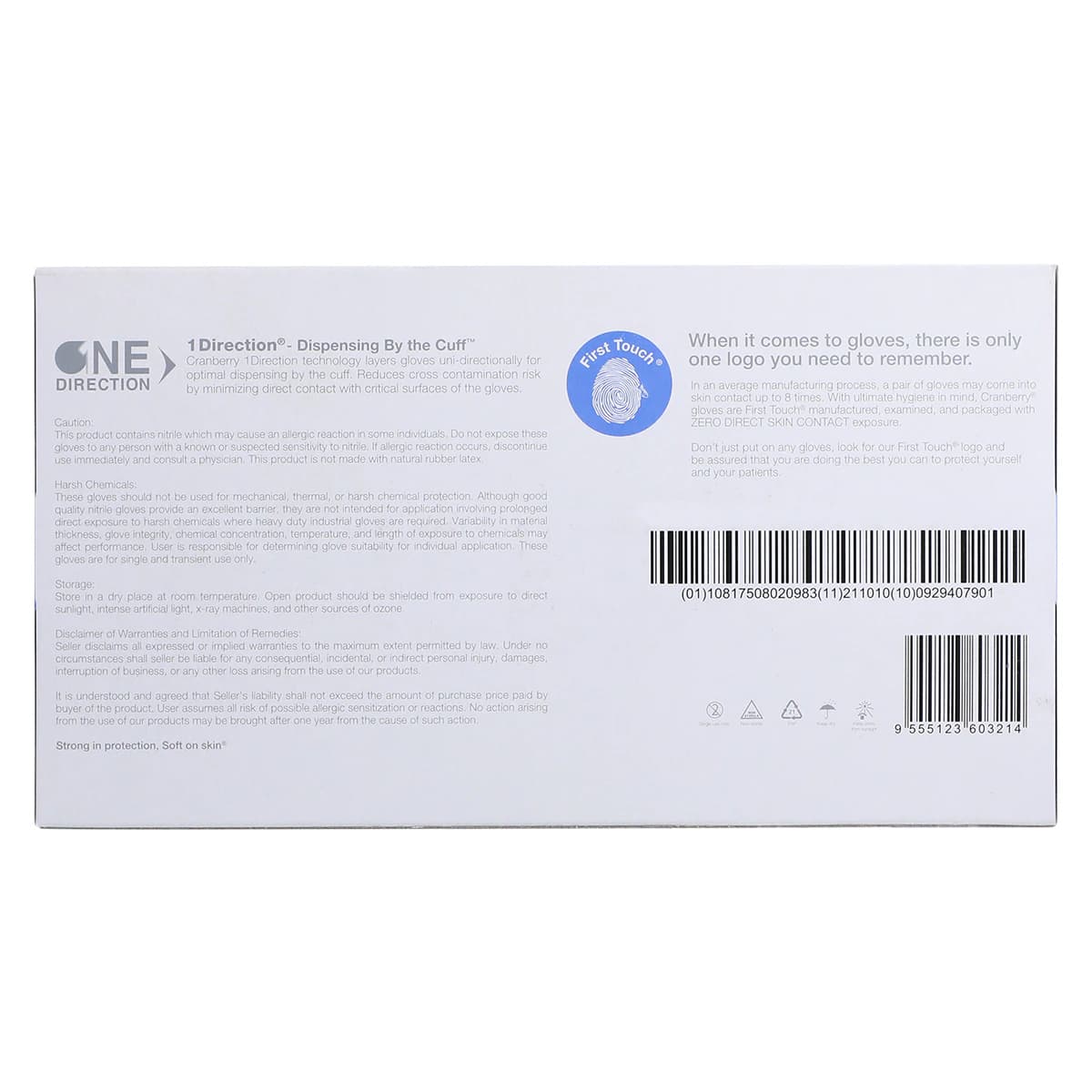 Cranberry Xlim Nitrile Examination Gloves, Powder-Free, Non-Sterile, Small, Neo Blue, 100/Box, CR3126 thumbnail 7