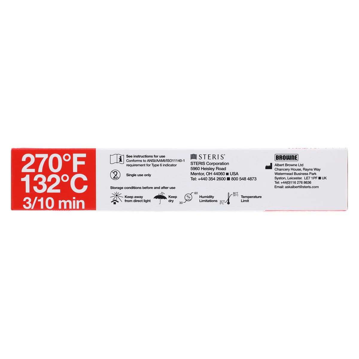 Steris Verify SixCess Flash Indicator Strip, 100/Box thumbnail 4