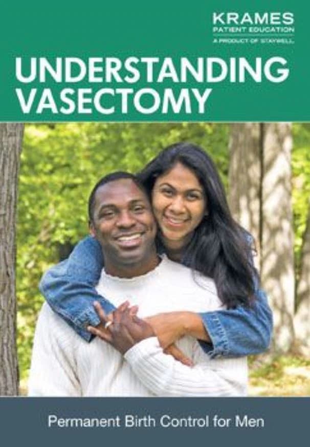 Understanding Vasectomy Educational Booklet, 8 Pages, Each - Brochure Vasectomy - Image 1