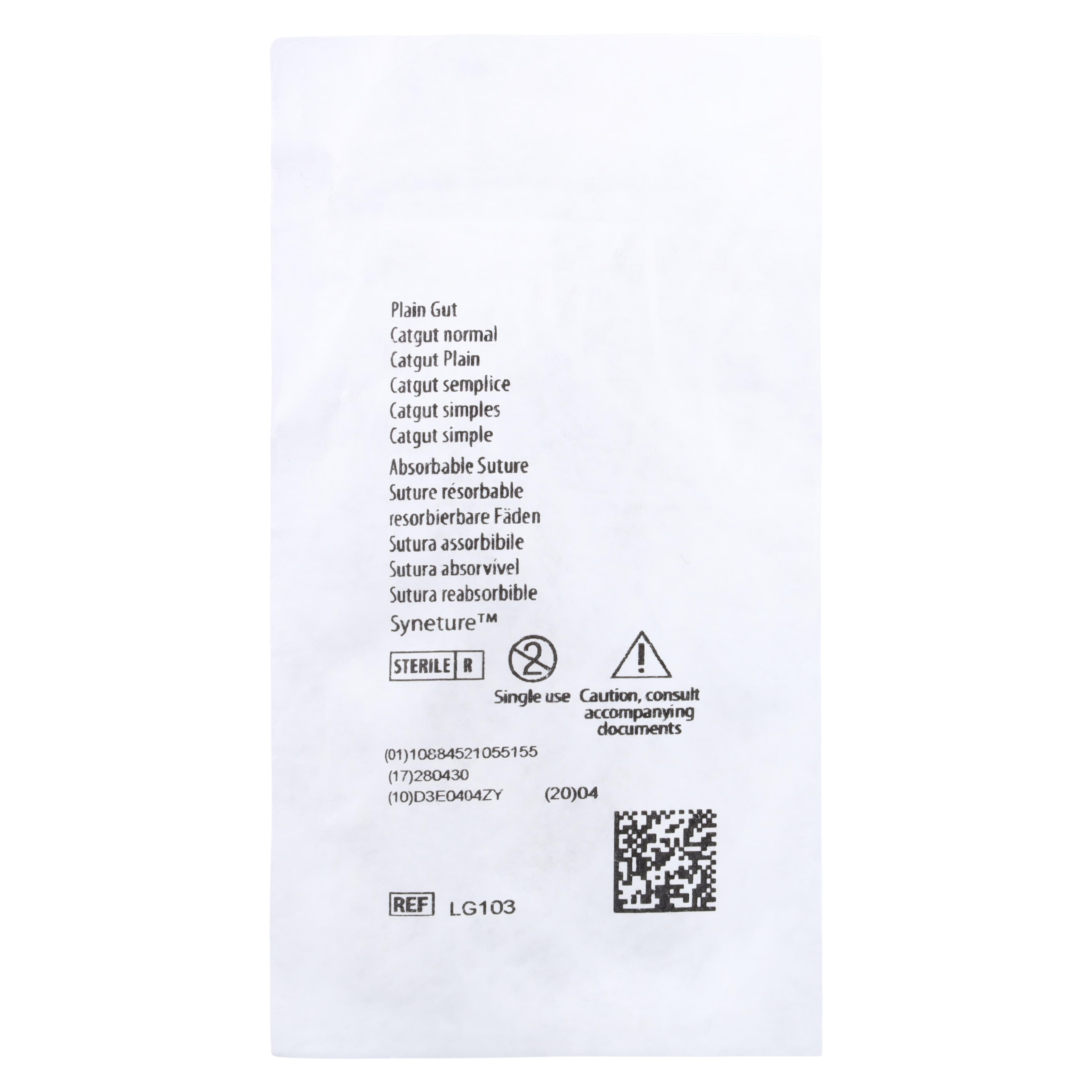 Surgigut Suture Plain Gut Monofilament 2-0, 60", Absorbable, Uncoated, Undyed, 24/Case thumbnail 4