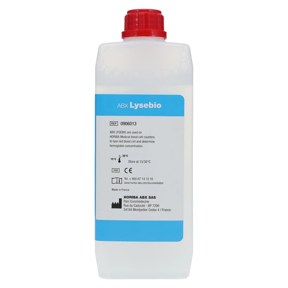 Lysebio Lytic Reagent 400mL for ABX Pentra 60 Hematology Analyzer - Lysebio F/ABX Pentra Hema - Image 1