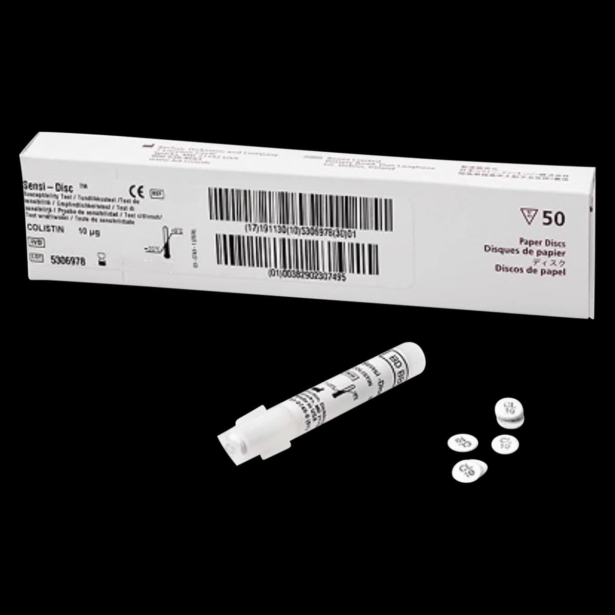 Hardy Diagnostics Bacitracin Sensi-Disc, Sensitivity Disk, Each - Bacitracin Sensi-Disc - Image 1
