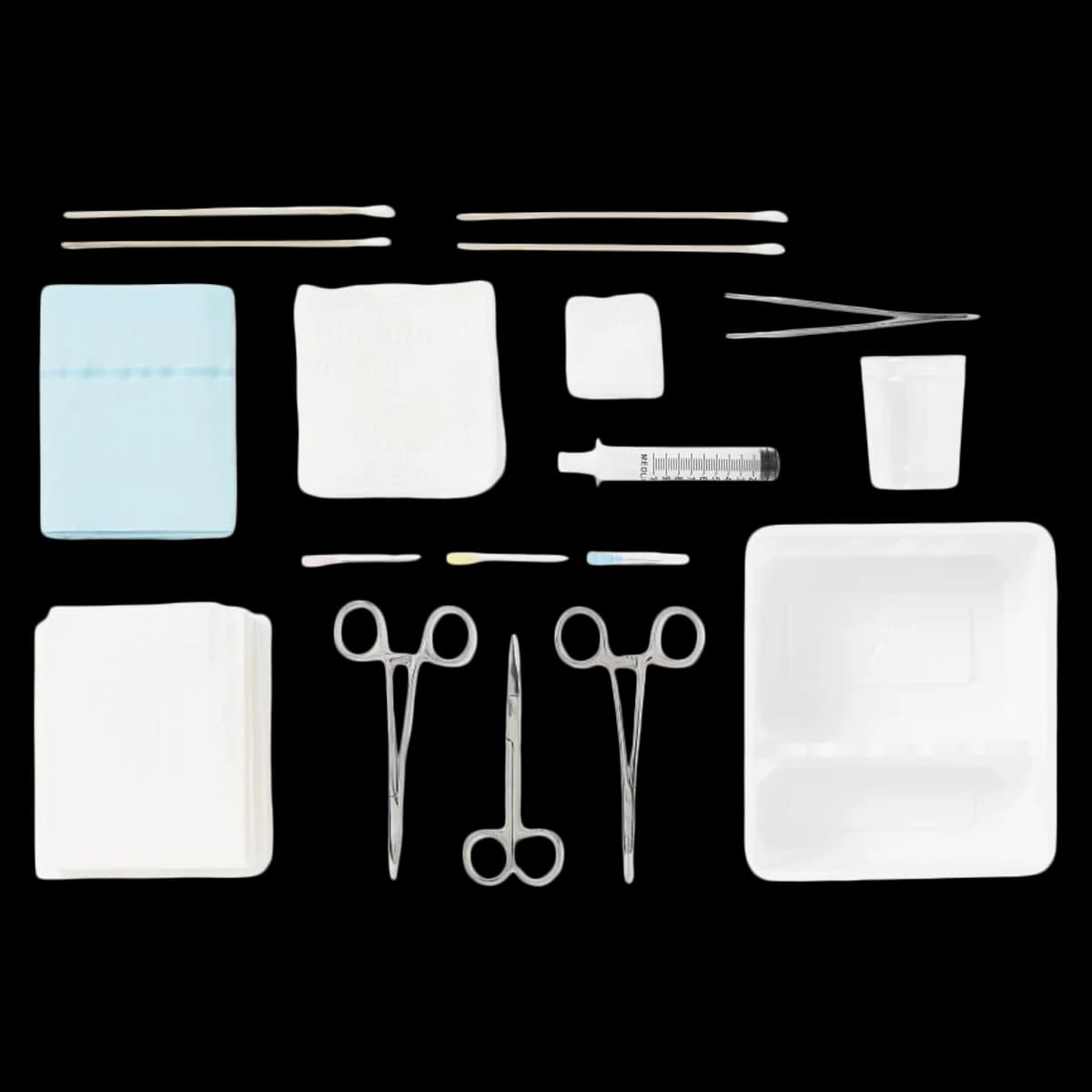 Medline Laceration Tray E Kit Sterile, 01KWC87QC9Y2Q232YK906T3B53 - Laceration Tray E Kit Sterile - Image 1