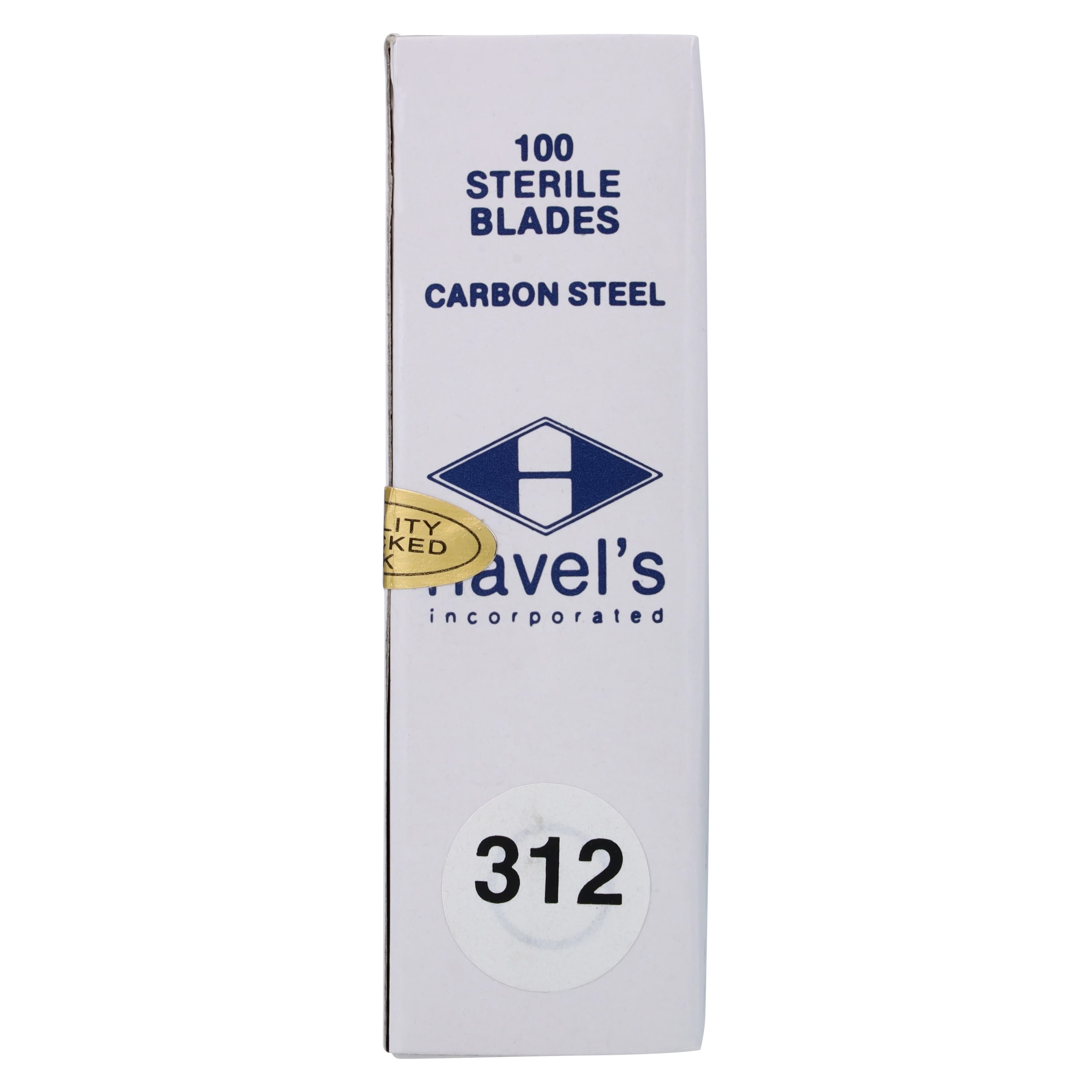Havels Inc Chisel Blade #312, Carbon Steel, Sterile thumbnail 2