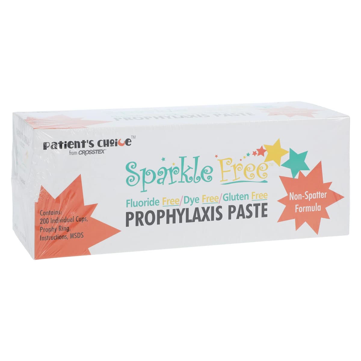 Sparkle FREE Prophy Paste with Xylitol, Coarse Grit, Spearmint, Fluoride-Free, Dye-Free, Gluten-Free, Unit Dose Cups, 200/Box - Sparkle FREE Prophy Paste Non Fluoride with Xylitol - Image 1