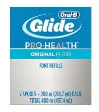 Oral-B Glide Pro-Health Original Floss Refill, 200m, 2 Refills/Box - Glide Floss Pro-Health Original Refill 200m 2/Bx (Discontinued) - Image 1