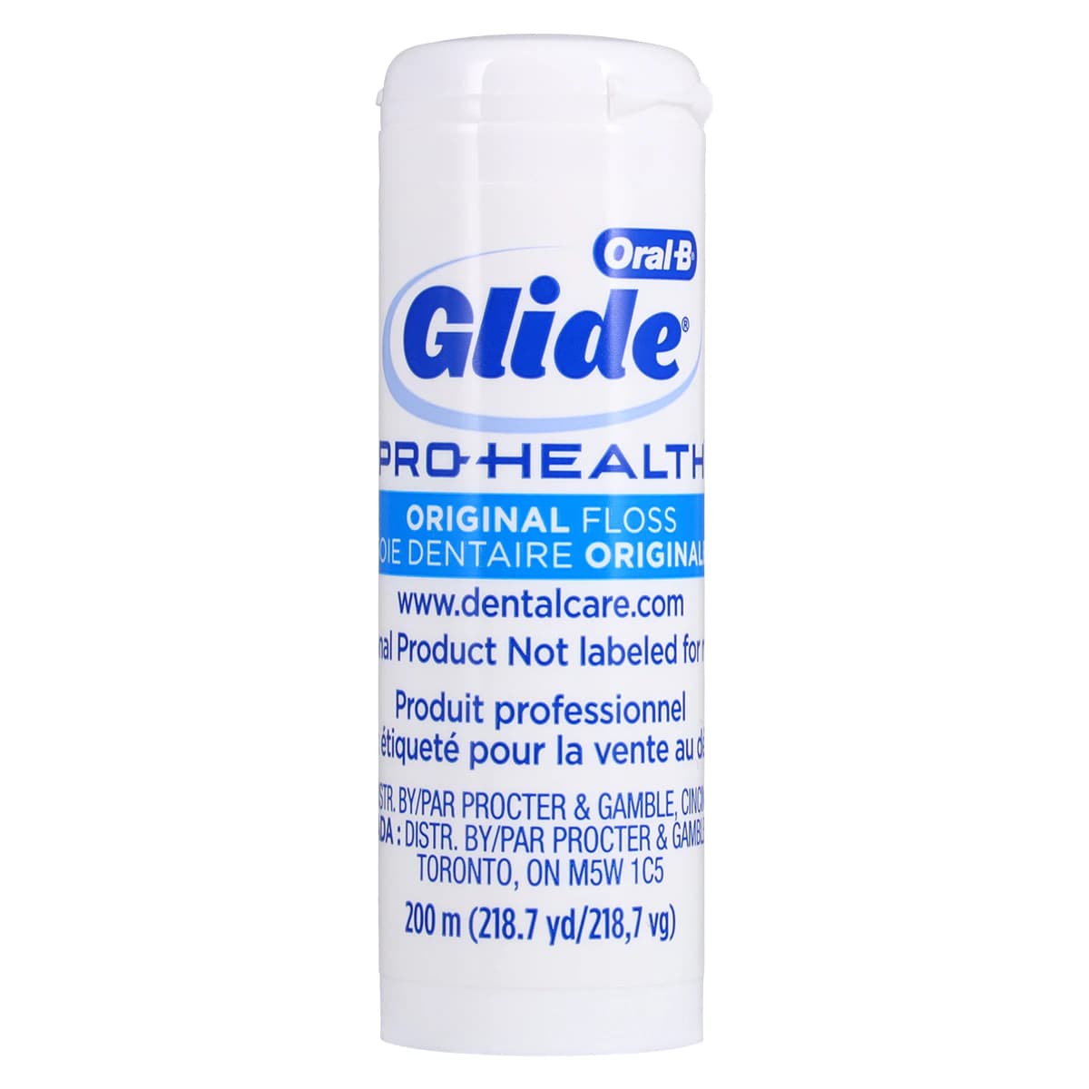 Oral-B Glide Pro-Health Original Floss, Unwaxed, 200 Meters, Vial Dispenser thumbnail 3