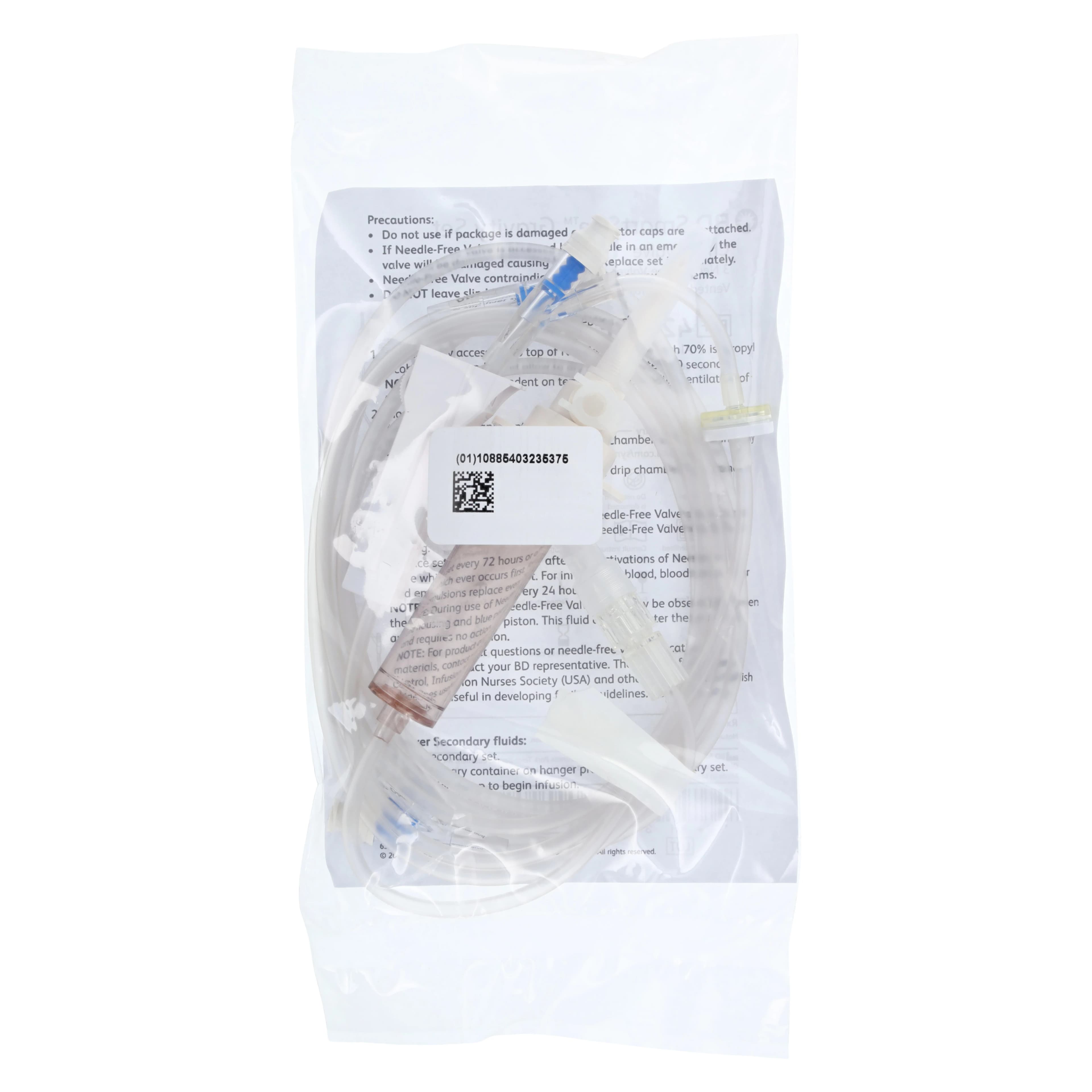 Carefusion SmartSite IV Administration Gravity Set, Needle-Free, Priming Volume 17 mL, 3 Valves, Each thumbnail 2