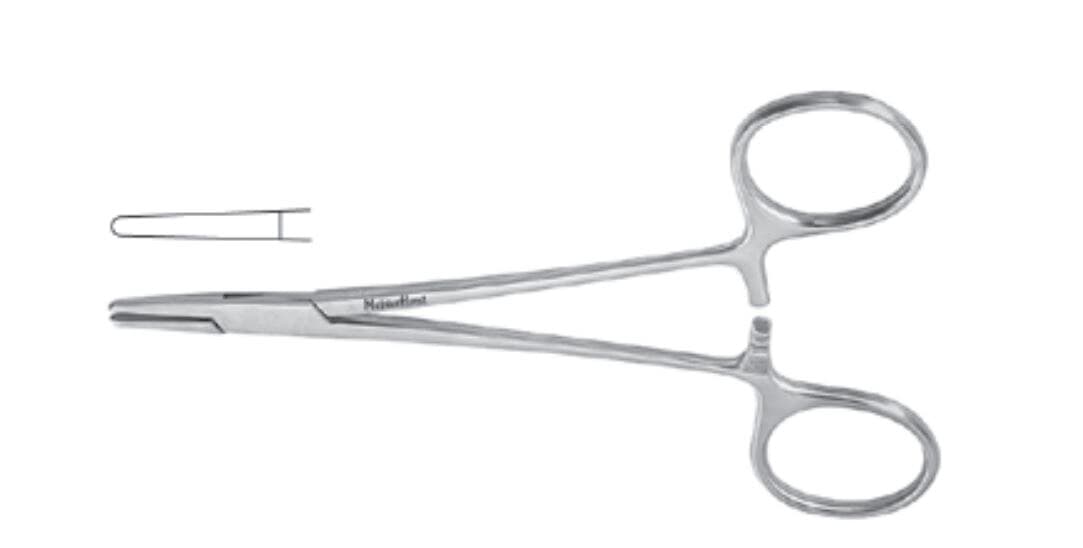 Meister-Hand Halsey Needle Holder, 5" Stainless Steel, Each thumbnail 2