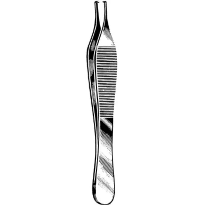 Surgi-OR Adson Tissue Forceps, 4-3/4", Stainless Steel, Autoclavable, Each - Forceps Adson Tiss - Image 1