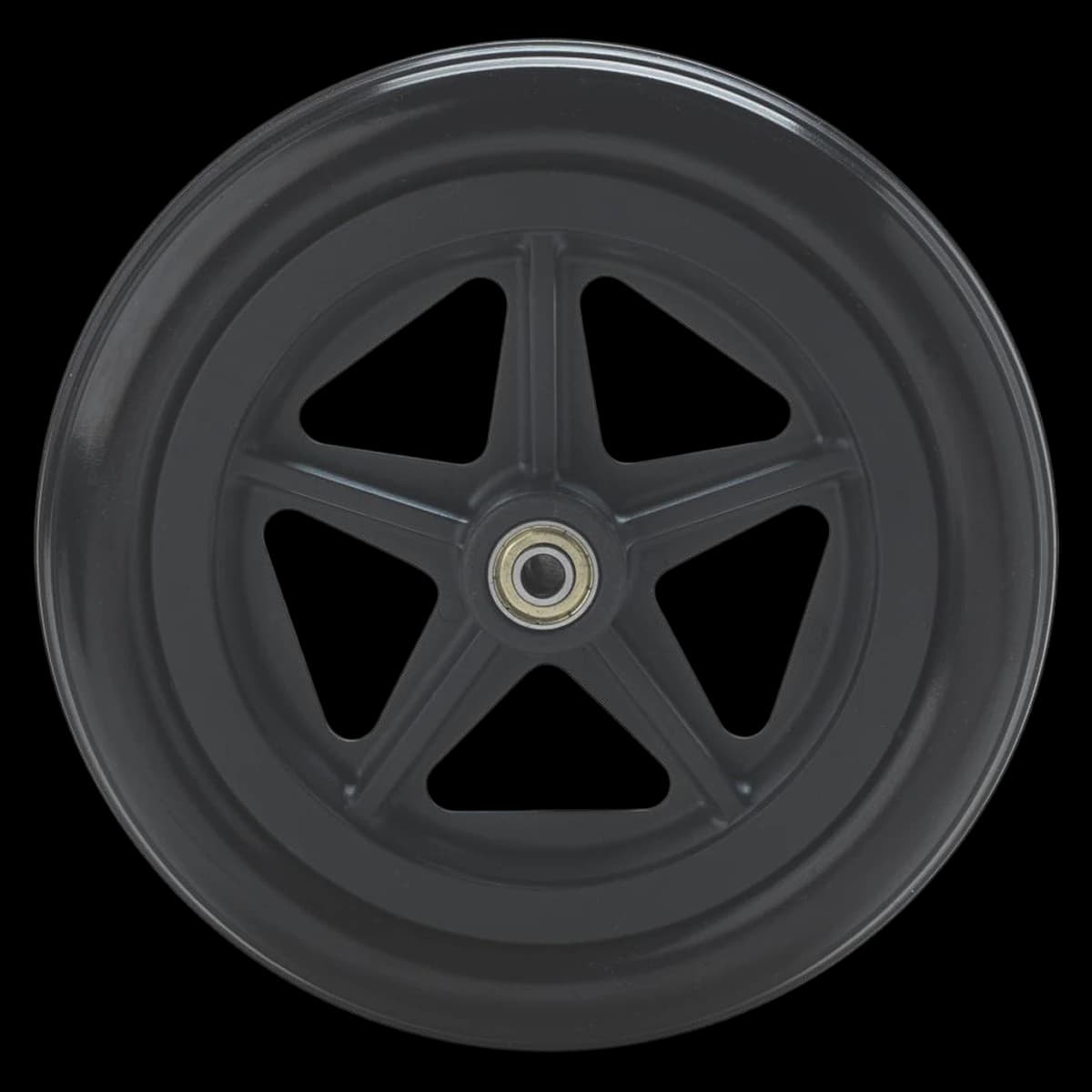 Medline Front Wheel Replacement for Extra Wide Wheelchair, Each - Front Wheel Replacement - Image 1