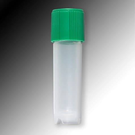 Globe Scientific Polypropylene Sample Tube, 2mL, Non-Graduated, Clear, Non-Sterile, Round Bottom, Self-Standing, External Thread, 1000/Case - Serum transport tube PP - Image 1