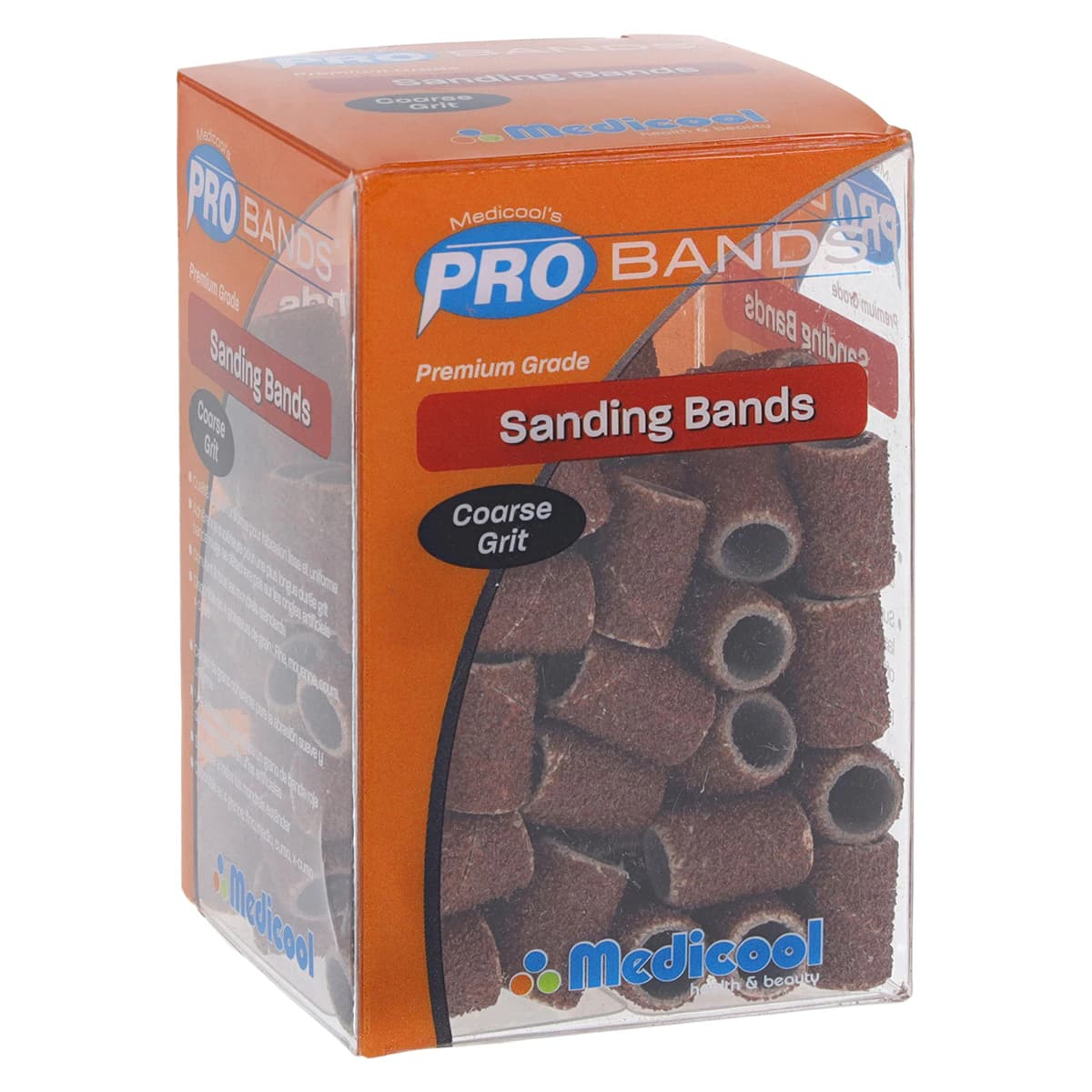 Medicool Sanding Bands, Coarse Grit, 100/Box - Sanding Bands-Coarse - Image 1