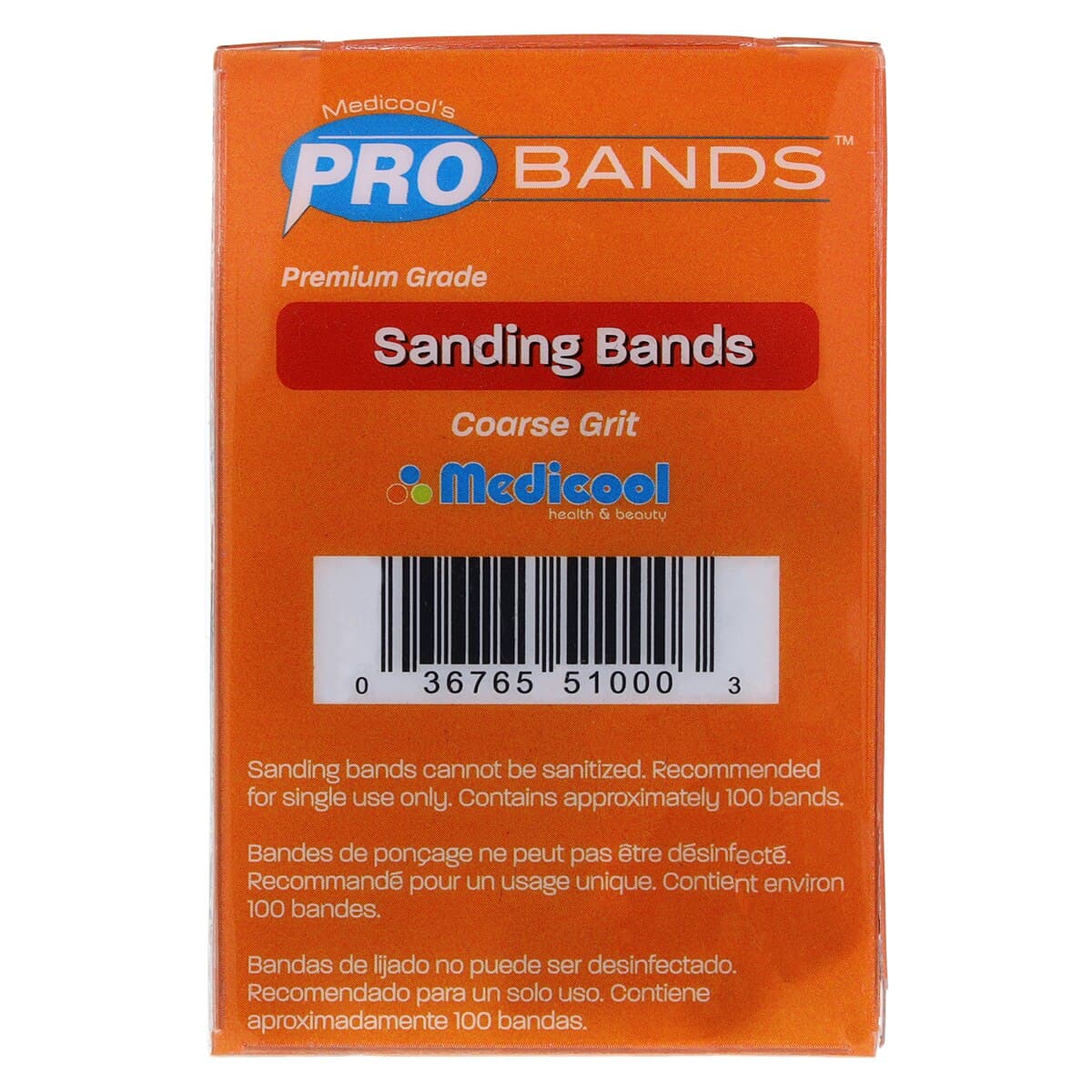 Medicool Sanding Bands, Coarse Grit, 100/Box thumbnail 4