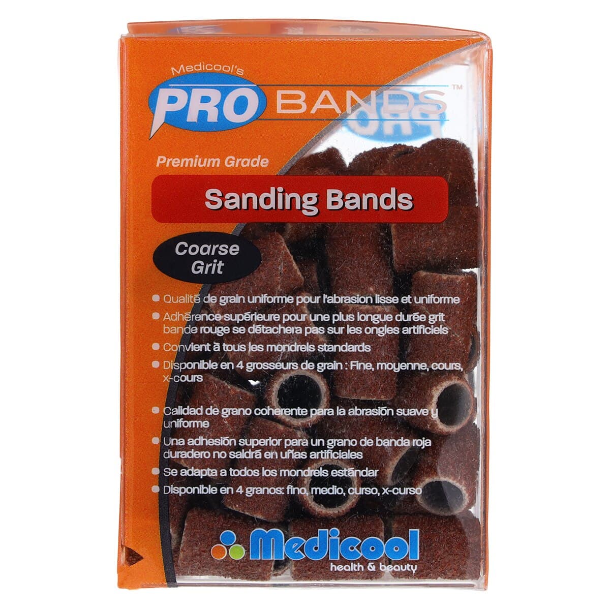 Medicool Sanding Bands, Coarse Grit, 100/Box thumbnail 5