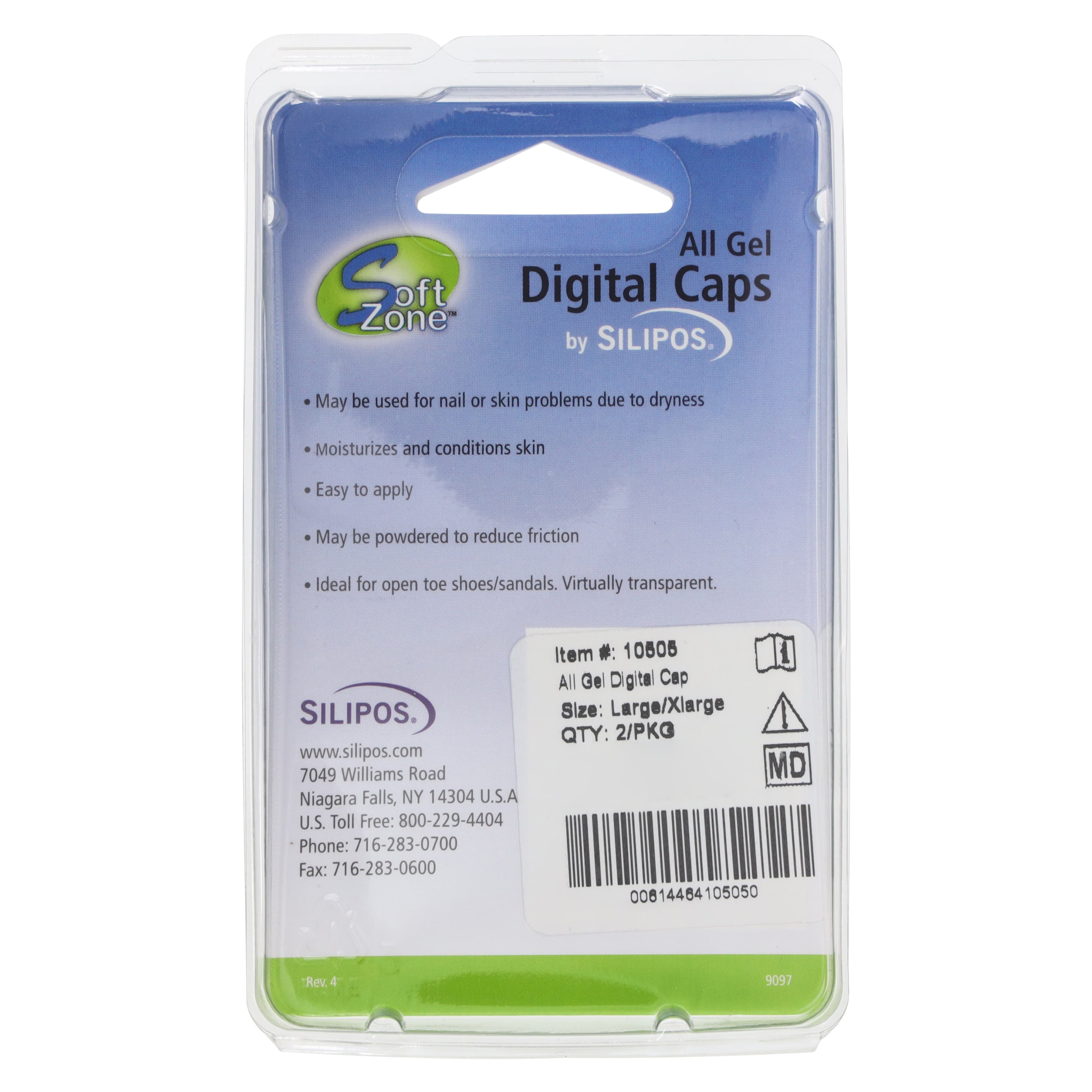Silipos All Gel Digital Cap, Large/X-Large, 2.5" thumbnail 3