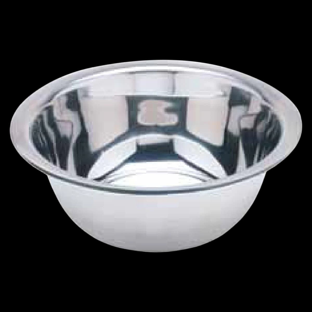 Miltex Solution Basin, Stainless Steel, 6 Qt, 13-25/32 x 4-17/32" - Basin Solution SS 6Q NS - Image 1