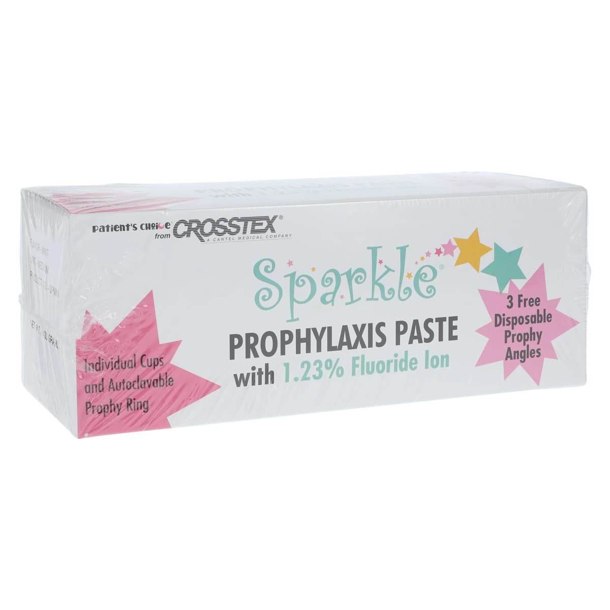Sparkle Prophy Paste with Fluoride, Mint, Medium Grit, Unit Dose Cups, 200/Box, UPMM - Sparkle Prophy Cups 200/Pk Mint Medium - Image 1