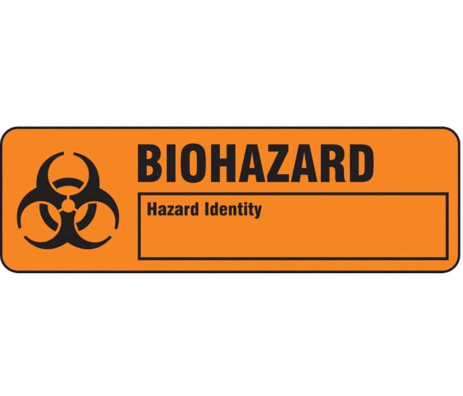Biohazard Labels Dispenser, 500 Labels per Box - Biohazard Labels Dispenser - Image 1