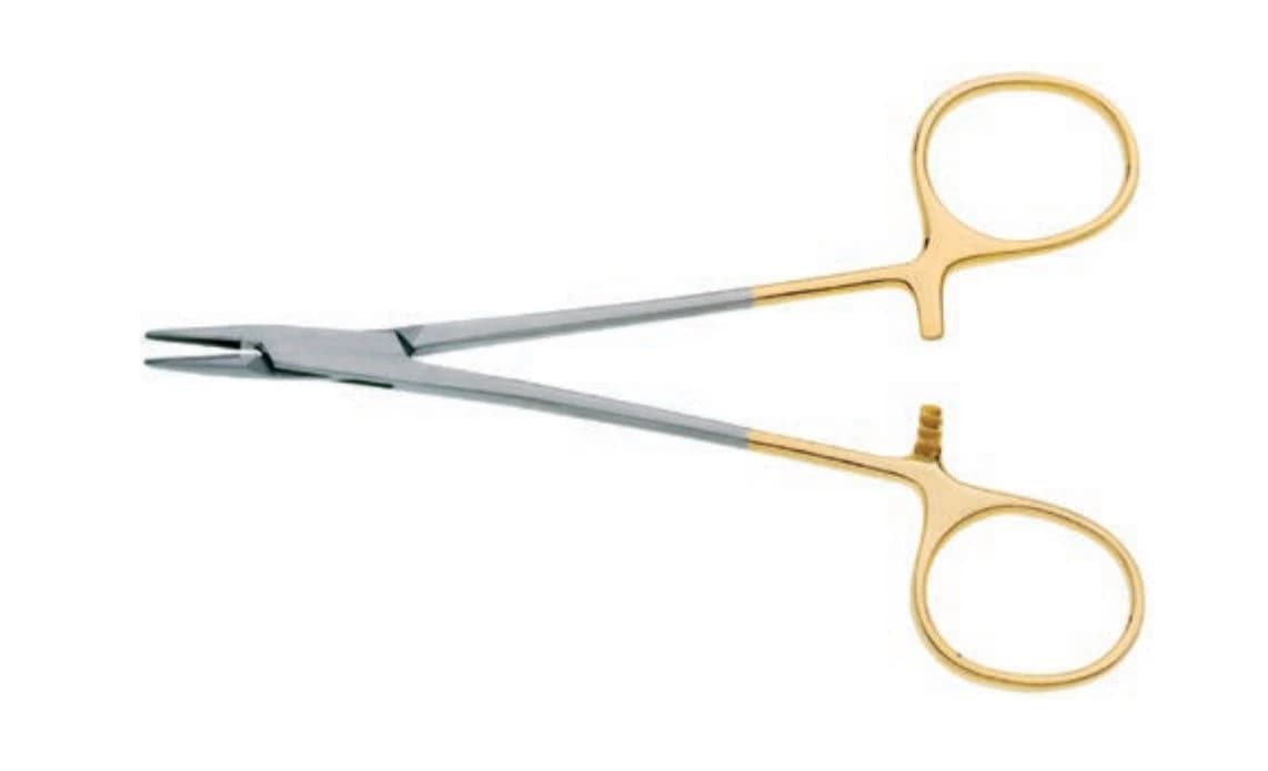 Halsey Needle Holder, 5-1/8" Tungsten Carbide, Each - Needle Holder Halsey 5"TC - Image 1