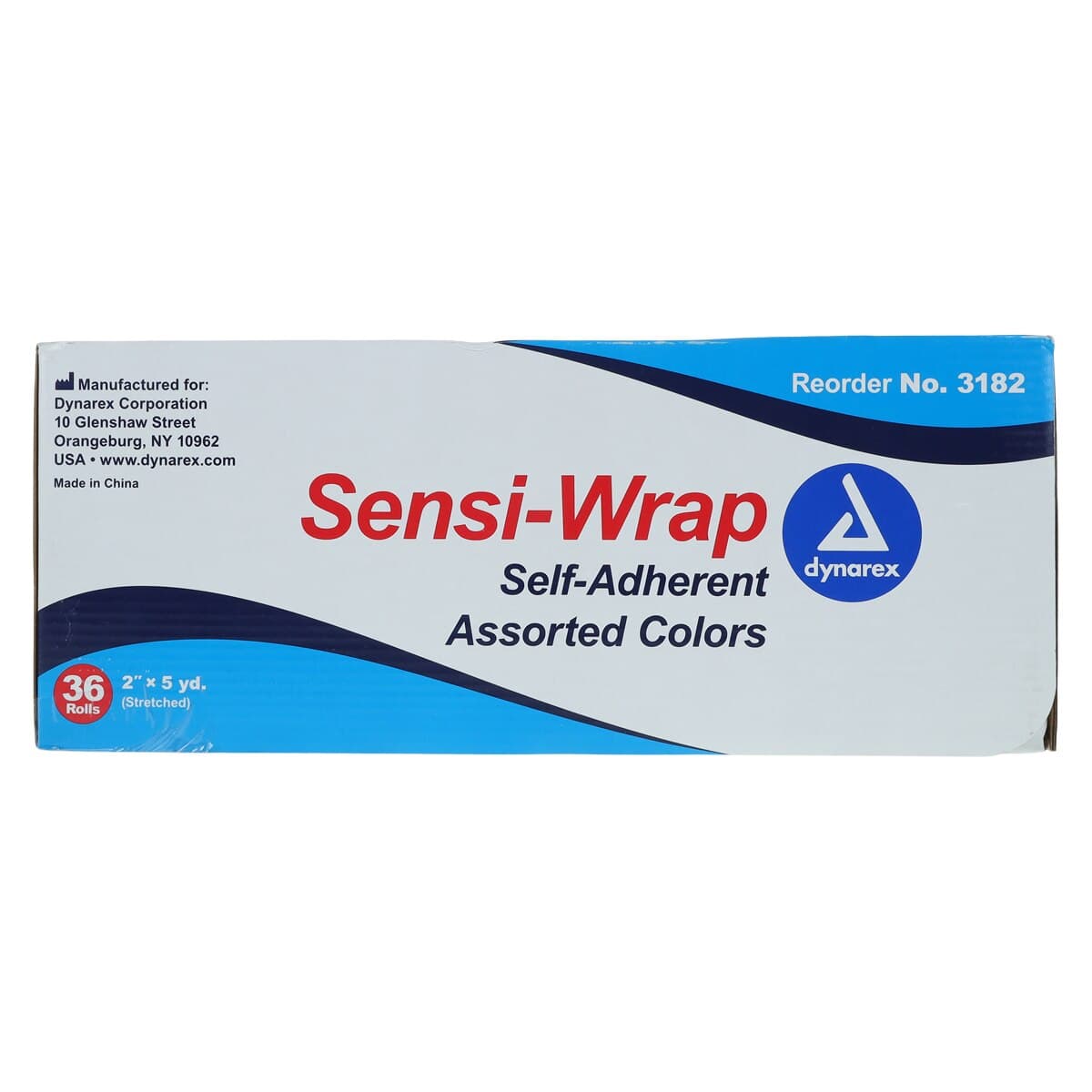 Dynarex Sensi-Wrap Self-Adherent Bandage Roll, 2" x 5 yd, Assorted Colors (6/color), 36/Case, #3182 thumbnail 4