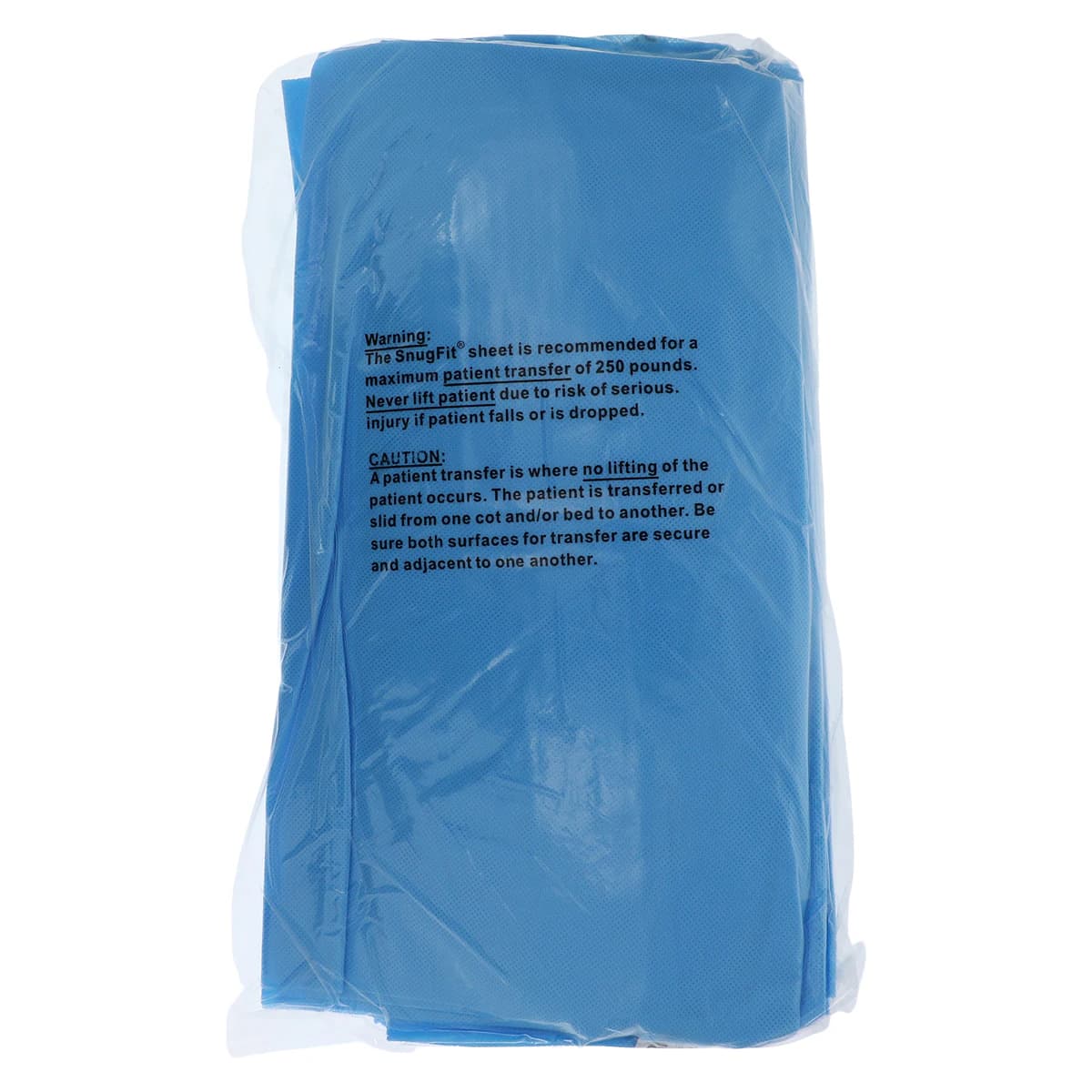 Graham Medical PowerFit Fitted Stretcher Sheet, Non-Sterile, 33" x 89", Blue, 50/Case - PowerFit Fitted Sheet NW Blue - Image 1