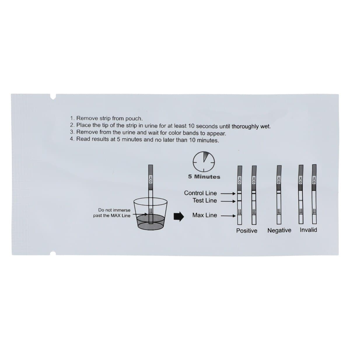 Clarity HCG Urine Pregnancy Test Strips, CLIA Waived, 25/Box thumbnail 4