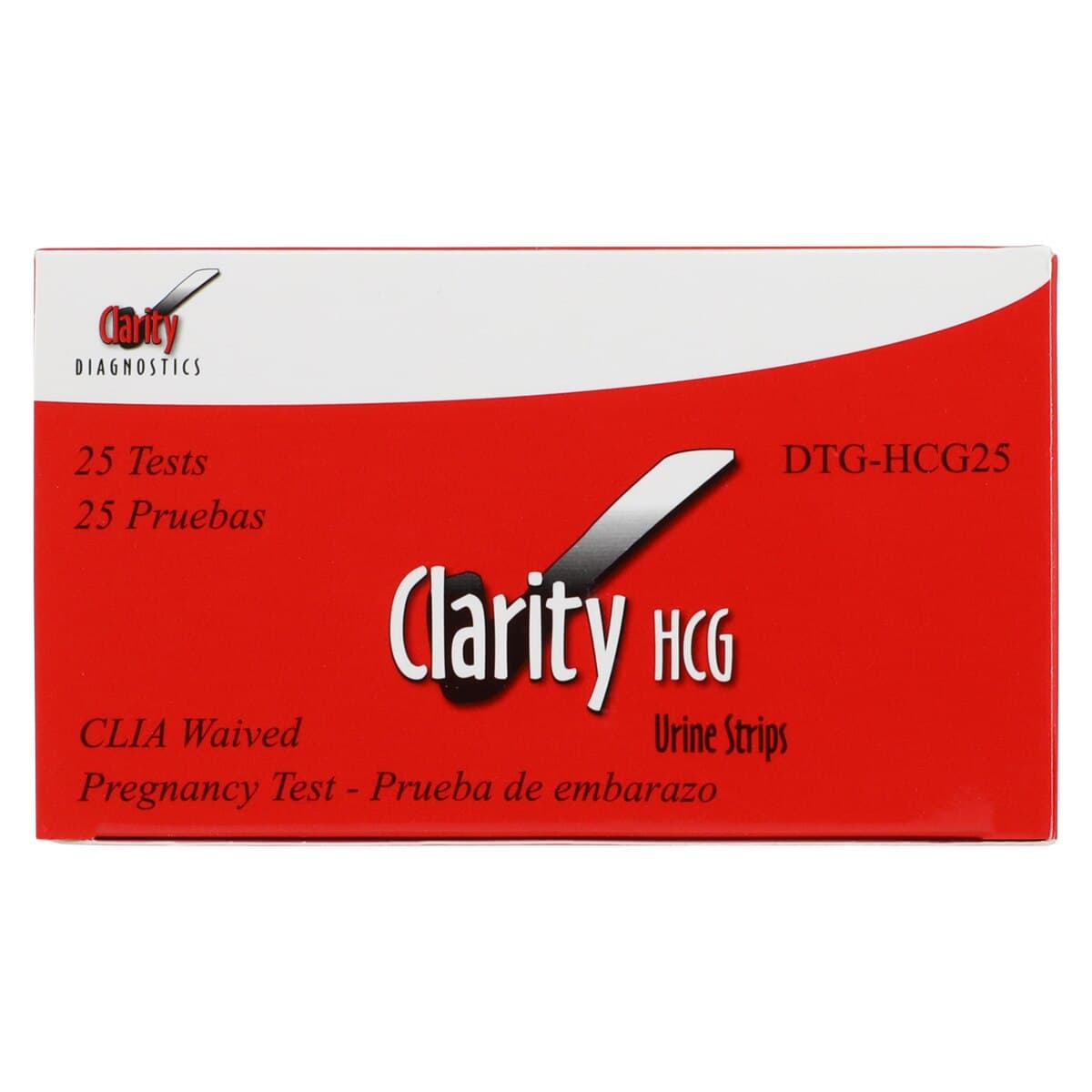 Clarity HCG Urine Pregnancy Test Strips, CLIA Waived, 25/Box thumbnail 5