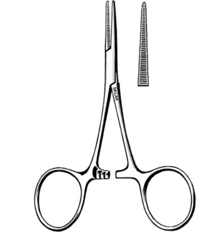 Sklarlite XD Hartmann-Mosquito Hemostatic Forceps, Straight, 3-1/2", Stainless Steel - Sklarlite XD Forceps Hartmann - Image 1