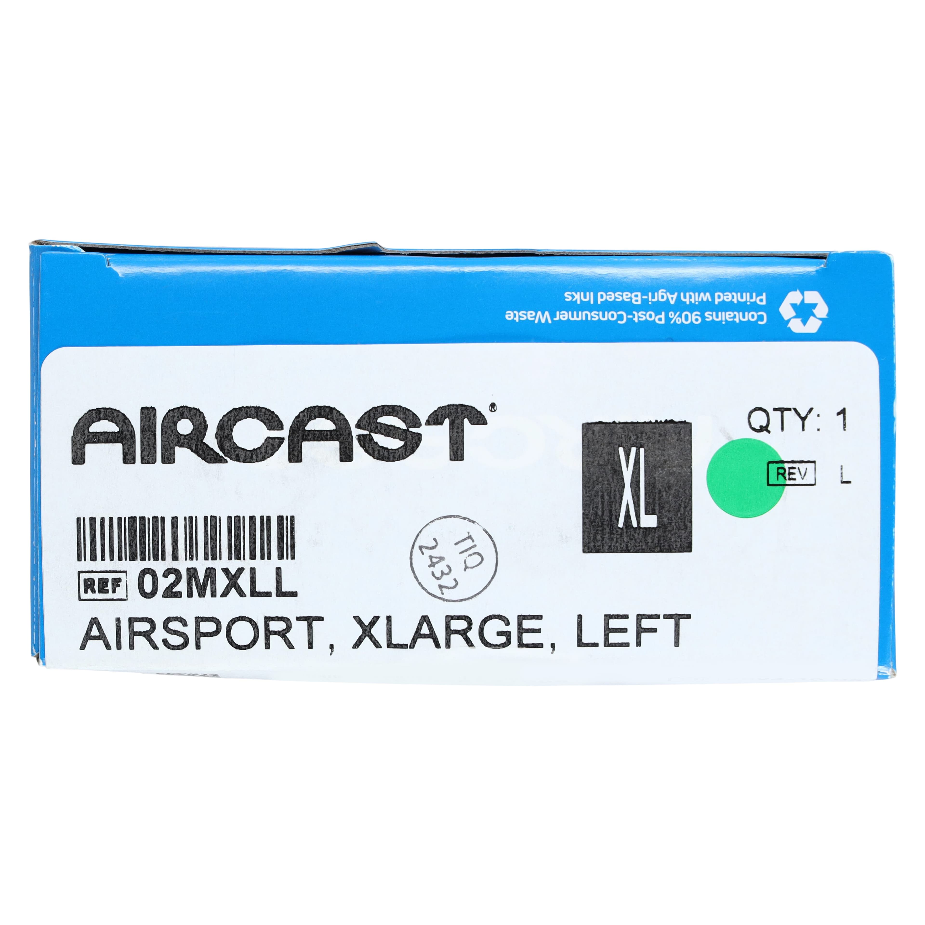 DJO Airsport Stirrup Ankle Brace, Adult, X-Large, Foam/Plastic, Left, Men 13.5+/Women 15.5+ thumbnail 7