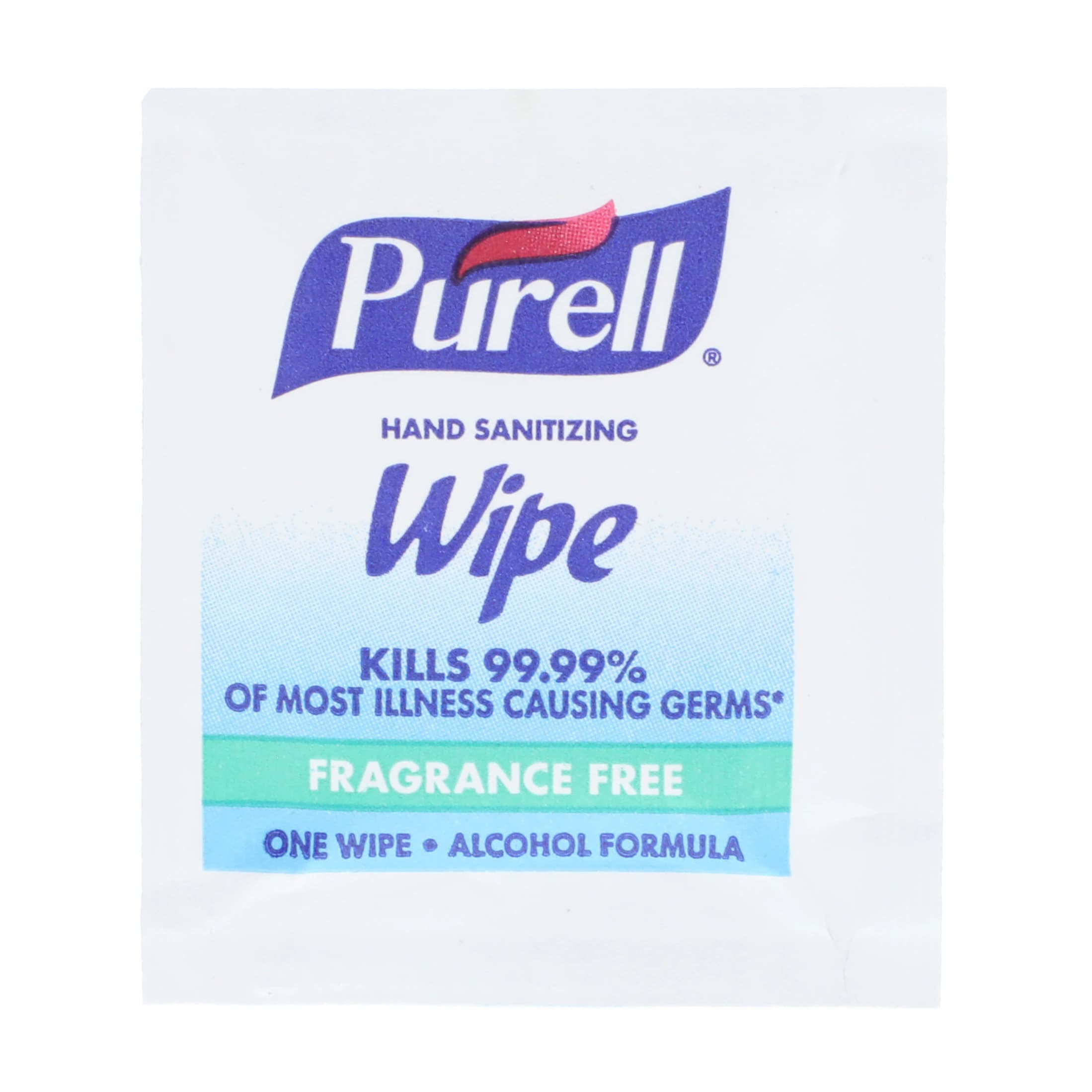PURELL Individually Wrapped Sanitizing Hand Wipes, Unscented, 62% Ethyl Alcohol, 1000/Case - PURELL Individually Wrapped Sanitizing Hand Wipes - Image 1