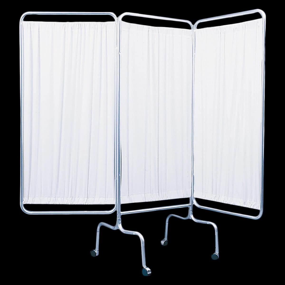 Drive Medical Designs 3-Panel Aluminum Privacy Screen, White - Privacy Screen 3-Panel - Image 1