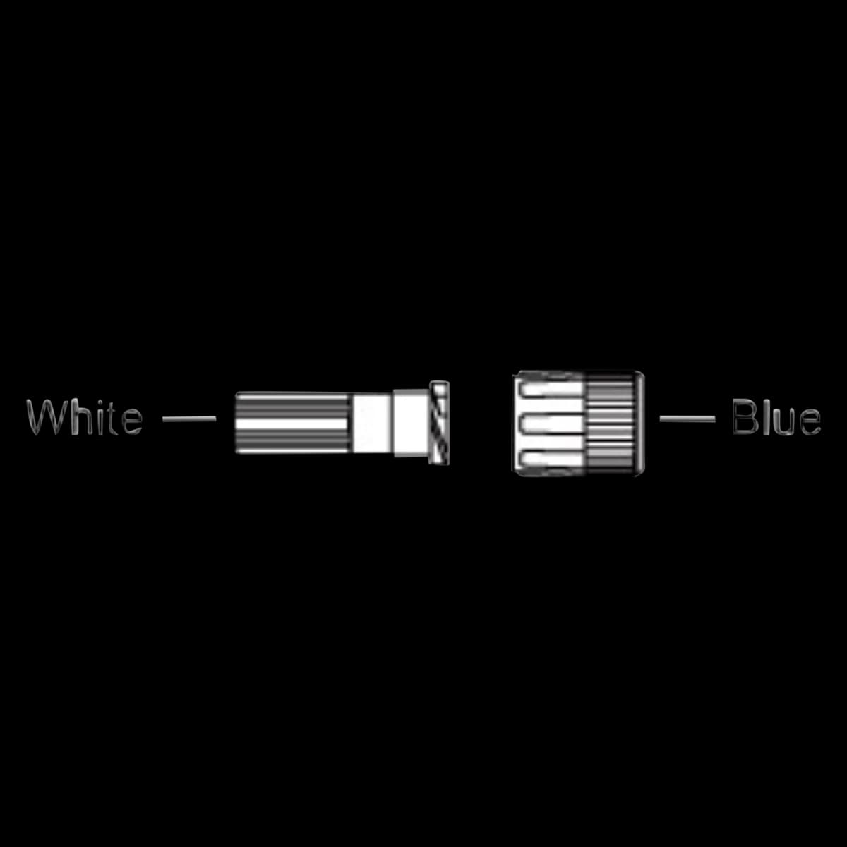 ICU Medical Nu-Site Luer Lock Cap, Non-PVC, Blue, Disposable, 100/Case - Luer Lok Cap Non-PVC - Image 1